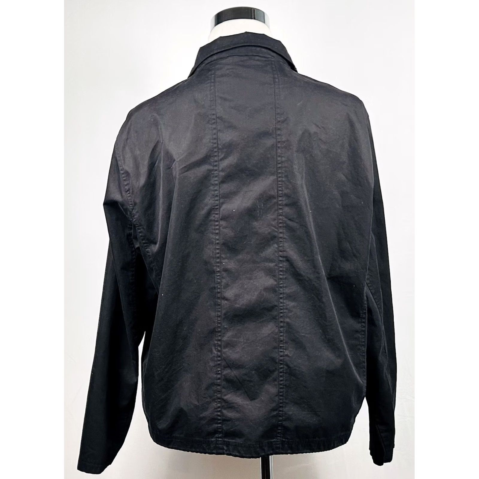 Calvin Klein Calvin Klein XL Full Zip Jacket Black 100% Cotton Casual Fall Spring Mens Jacket Bomber Full Zip Black Calvin Klein XL Size US XL / EU 56 / 4 - 5 Thumbnail