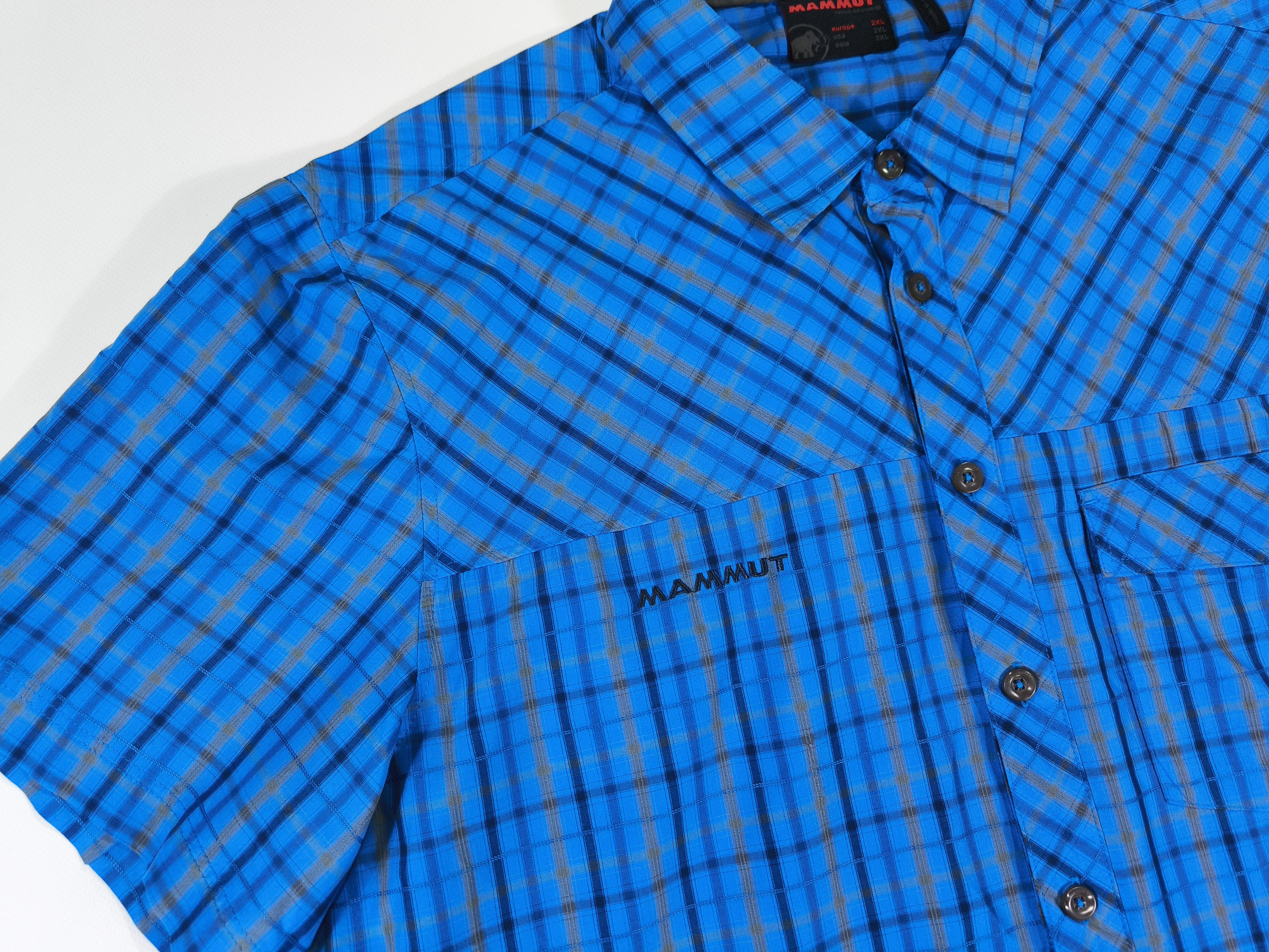 Mammut Mammut Blue Checkered Shirt Size 2XL Size US XXL / EU 58 / 5 - 3 Thumbnail