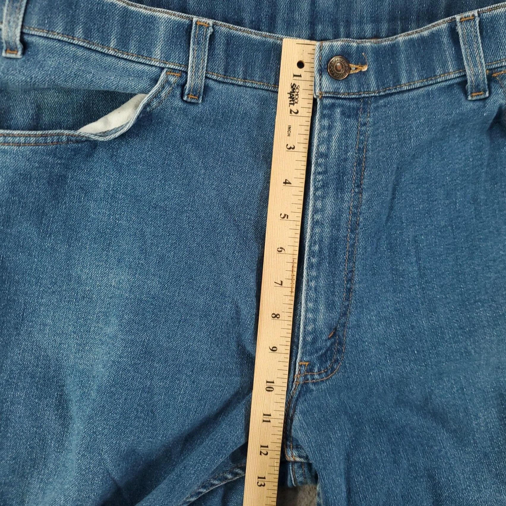 Levi's VINTAGE Levi's Action Jeans Mens 40x32 Blue Distressed 90s Denim 5-Pocket Regular Fit Size US 40 / EU 56 - 3 Thumbnail