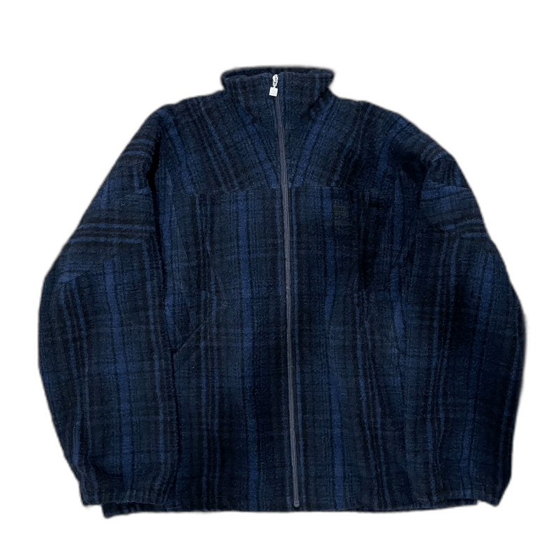 Balenciaga balenciaga patterned wool zip-up jacket Size US L / EU 52-54 / 3 - 1 Thumbnail