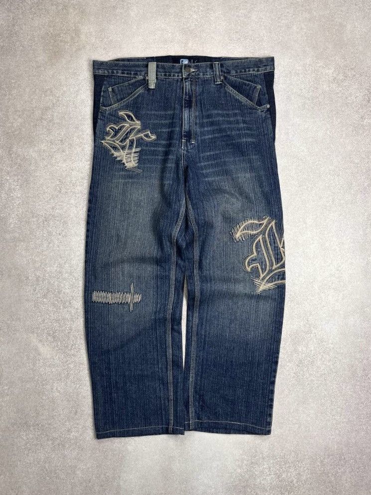 Vintage 90's Karl Kani Very Rare Baggy Jeans Y2K 34