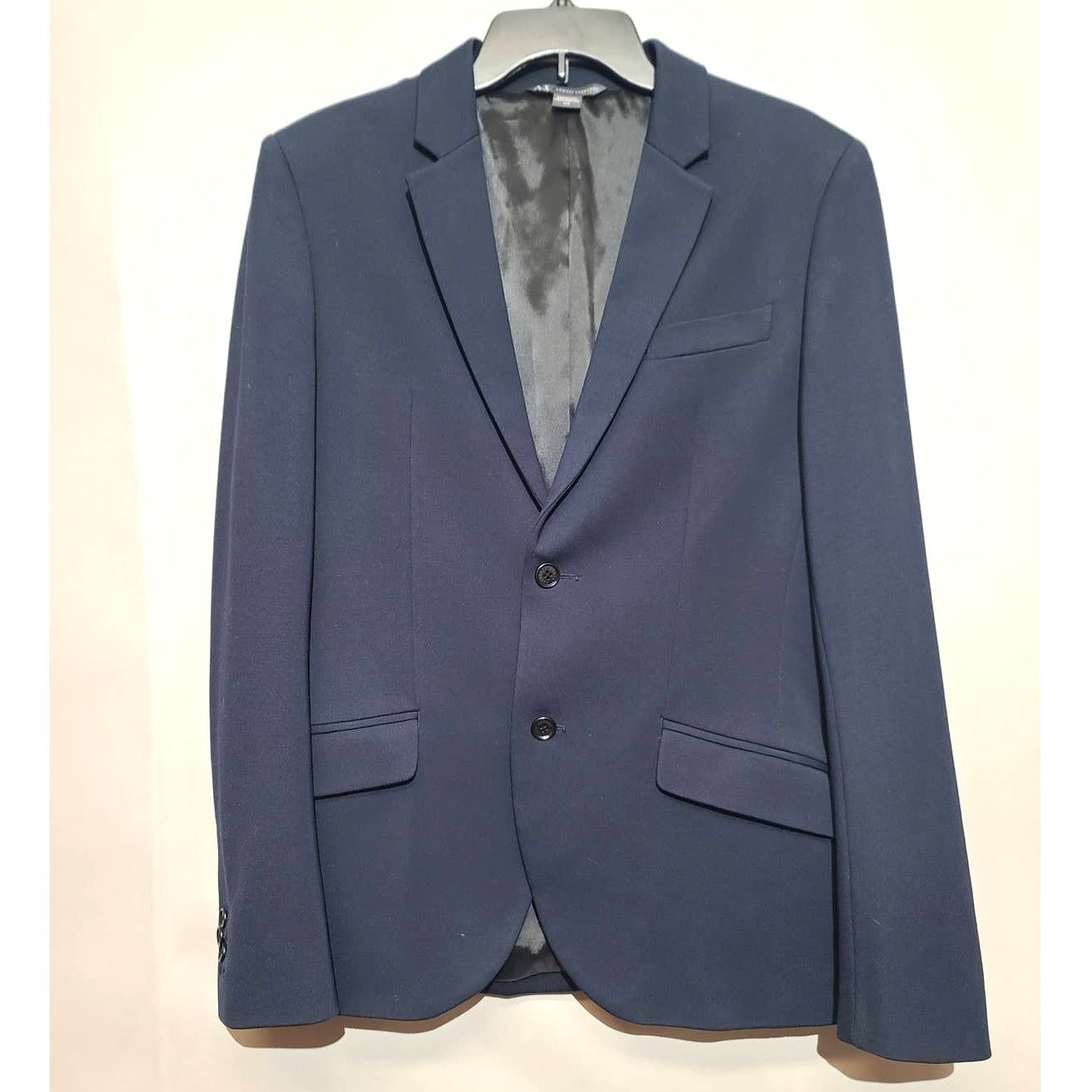 Armani Exchange Armani Exchange Navy Two Button Blazer Medium Size 38R - 2 Thumbnail