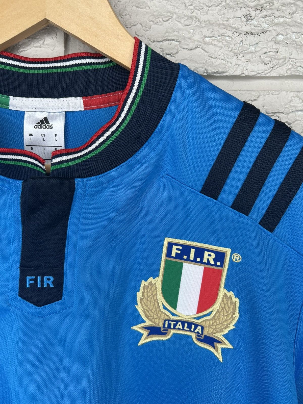 Adidas Adidas Italy 2015 Rugby Jersey Size US L / EU 52-54 / 3 - 4 Thumbnail