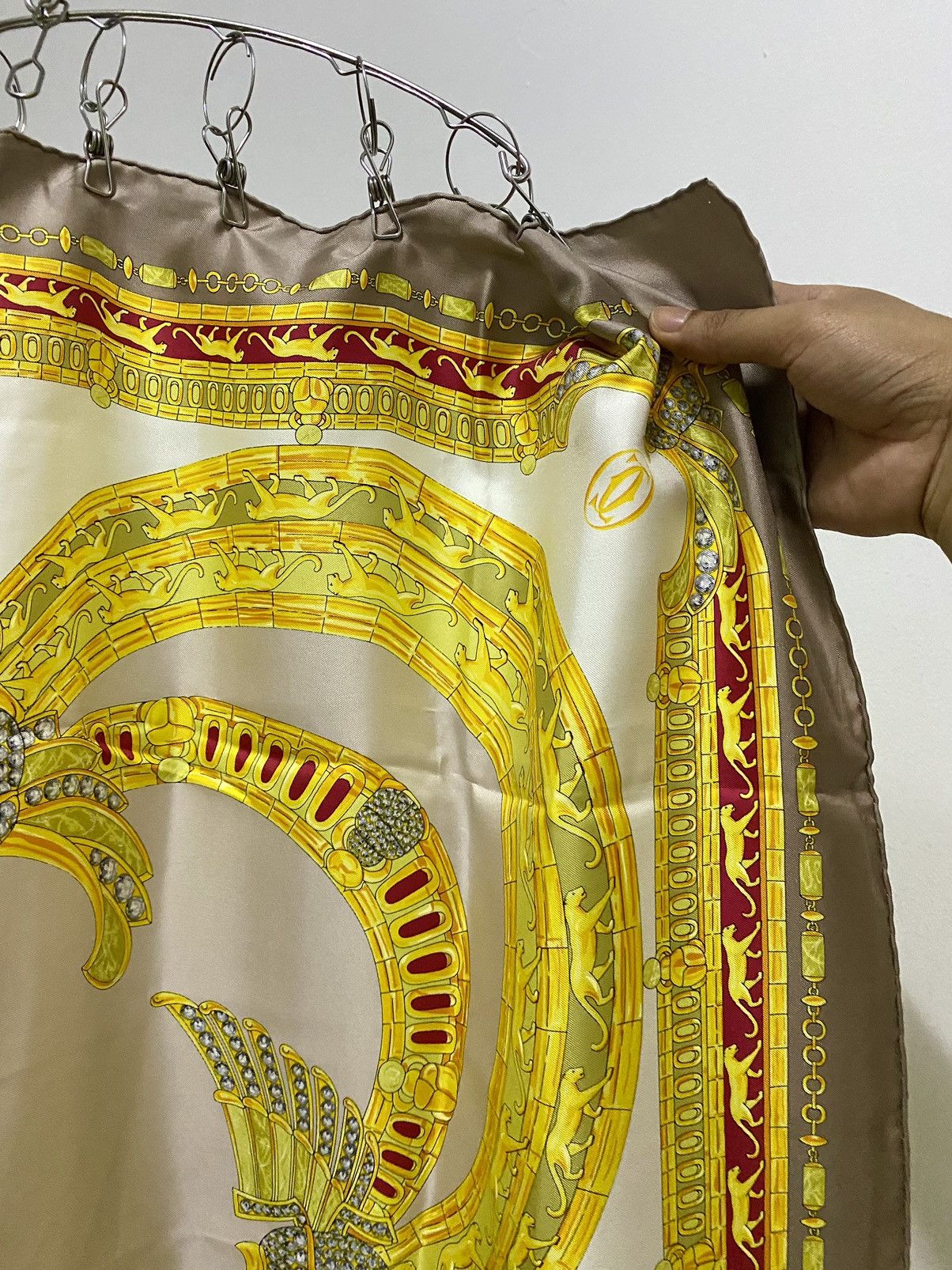 Cartier Cartier 100% Silk scarves made in france Size ONE SIZE - 5 Thumbnail
