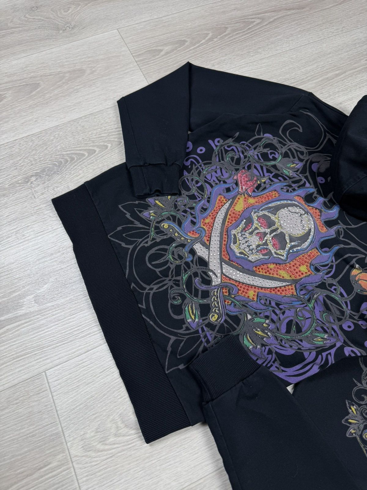 Ed Hardy Ed Hardy by Christian Audigier Women Zip Hoodie Big Logo Size S / US 4 / IT 40 - 10 Thumbnail