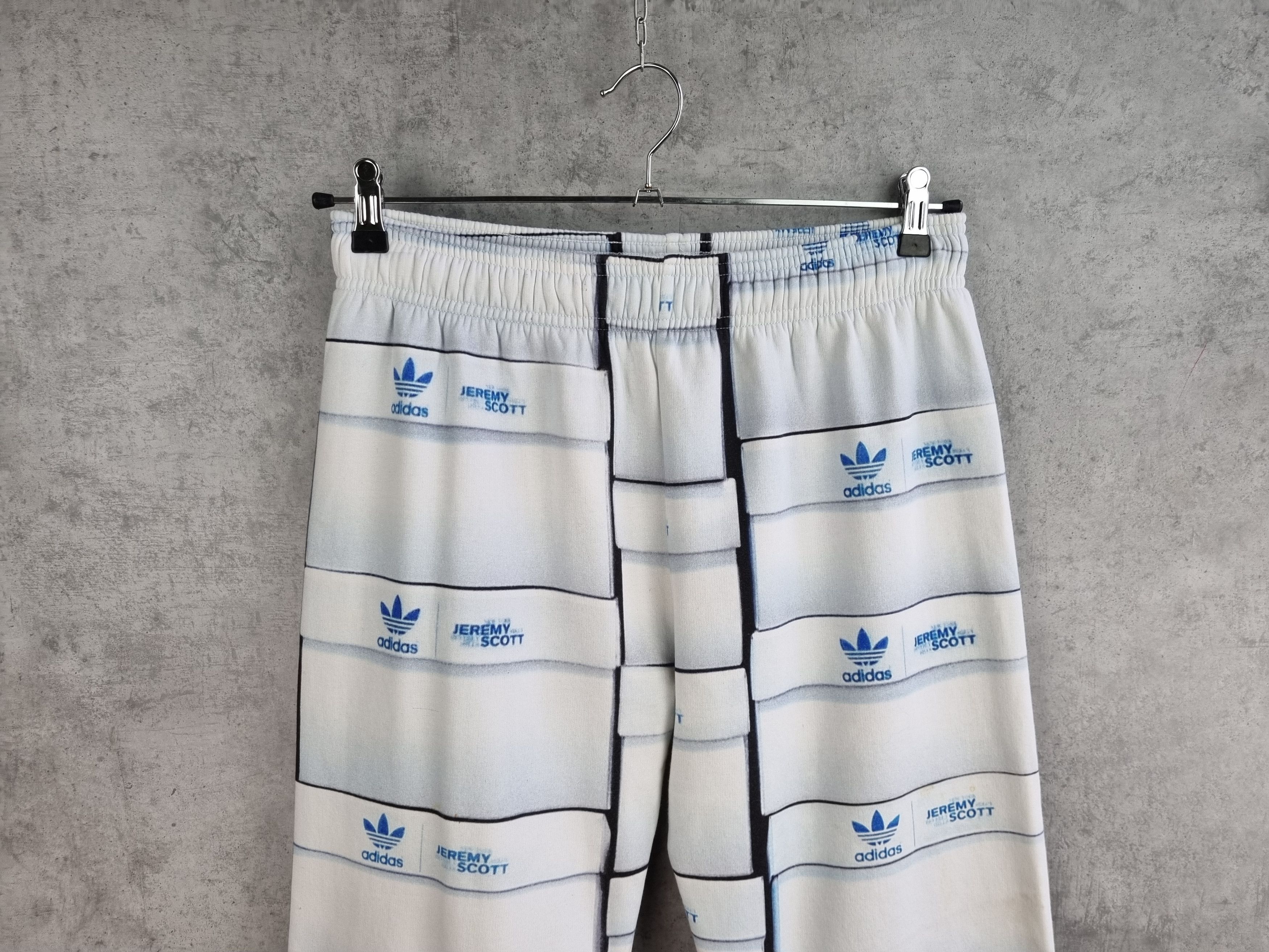 Adidas × Jeremy Scott Jeremy Scott Adidas Monogram Joggers Size US 31 - 11 Thumbnail