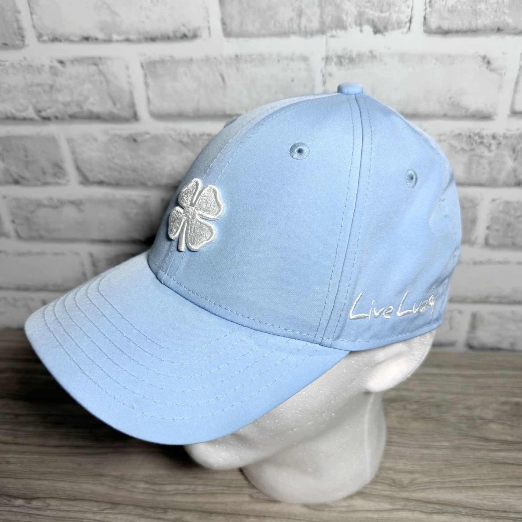 Vintage Black Clover Cap Men One Size Light Blue 100% Polyester Size ONE SIZE - 2 Thumbnail