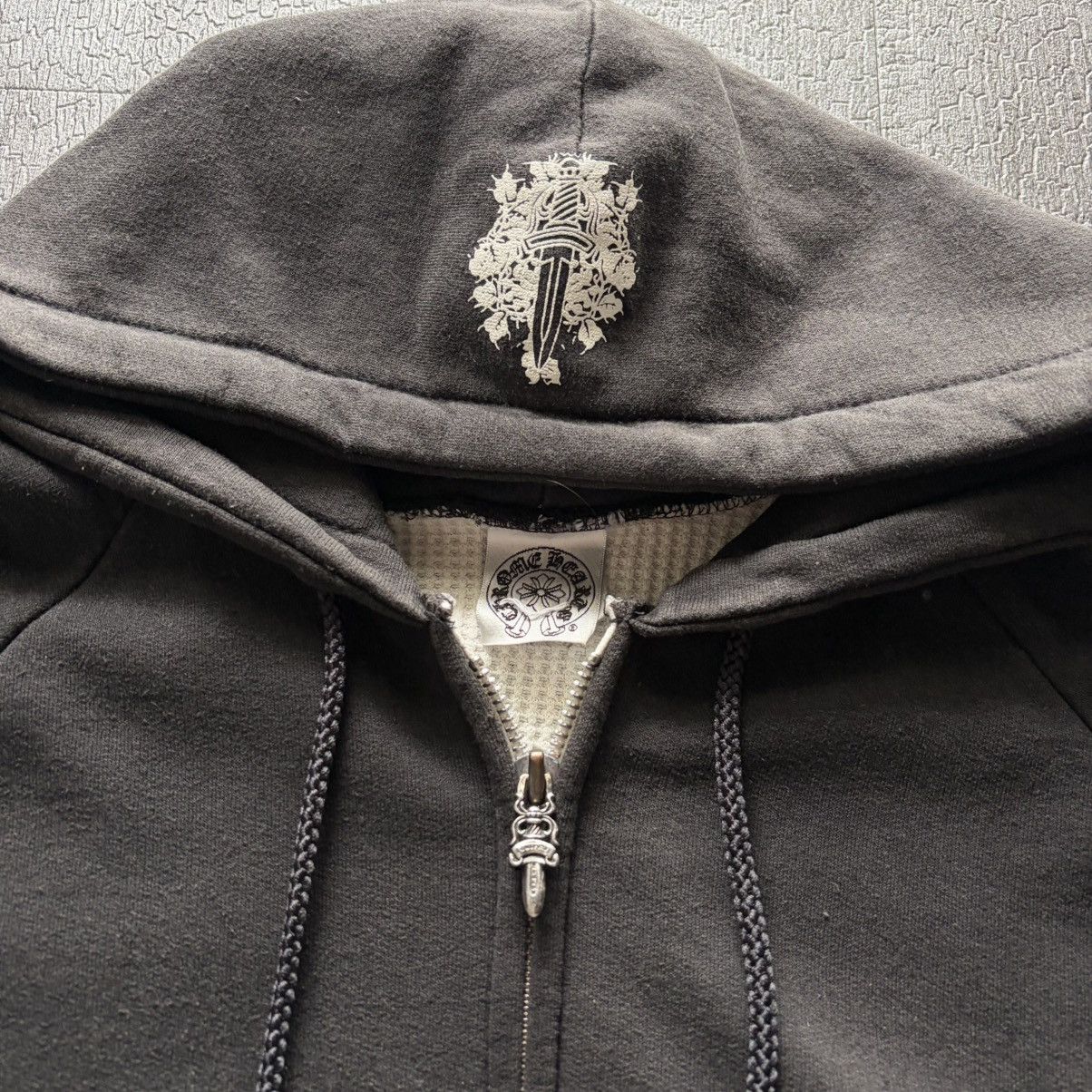 Chrome Hearts 90s Chrome Hearts Floral Horseshoe Zip thermal Hoodie stk Size US M / EU 48-50 / 2 - 3 Thumbnail