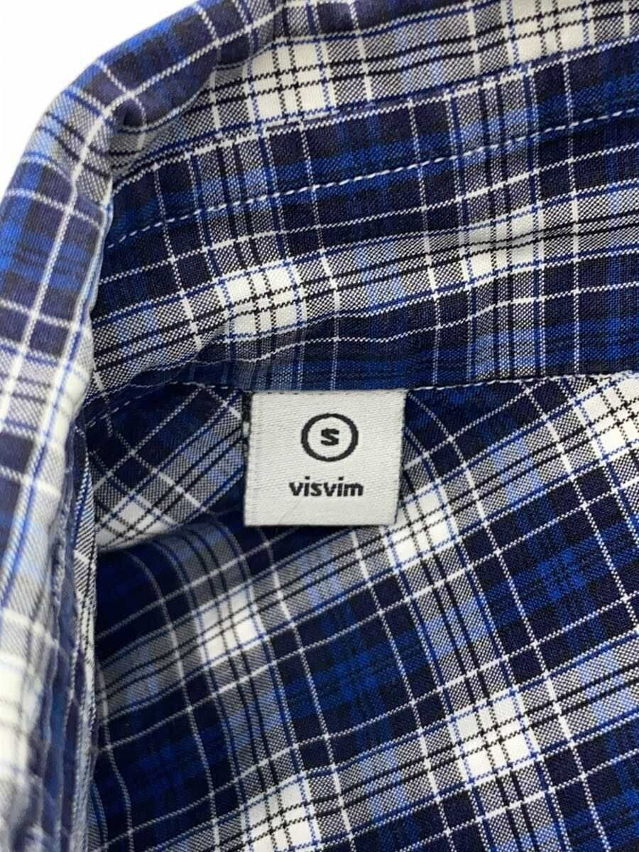Visvim Blue Cotton Check Long Sleeve Shirt Size US S / EU 44-46 / 1 - 4 Thumbnail