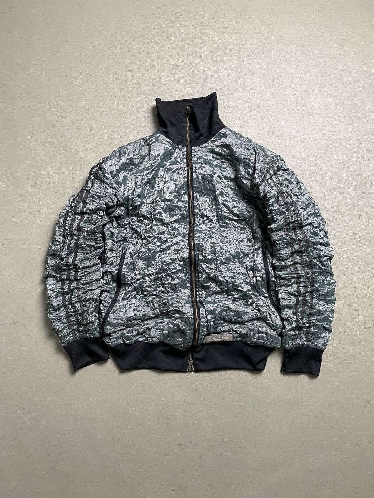 Adidas × Vintage Vintage Adidas Metal Track Jacket Size US M / EU 48-50 / 2 - 2 Thumbnail