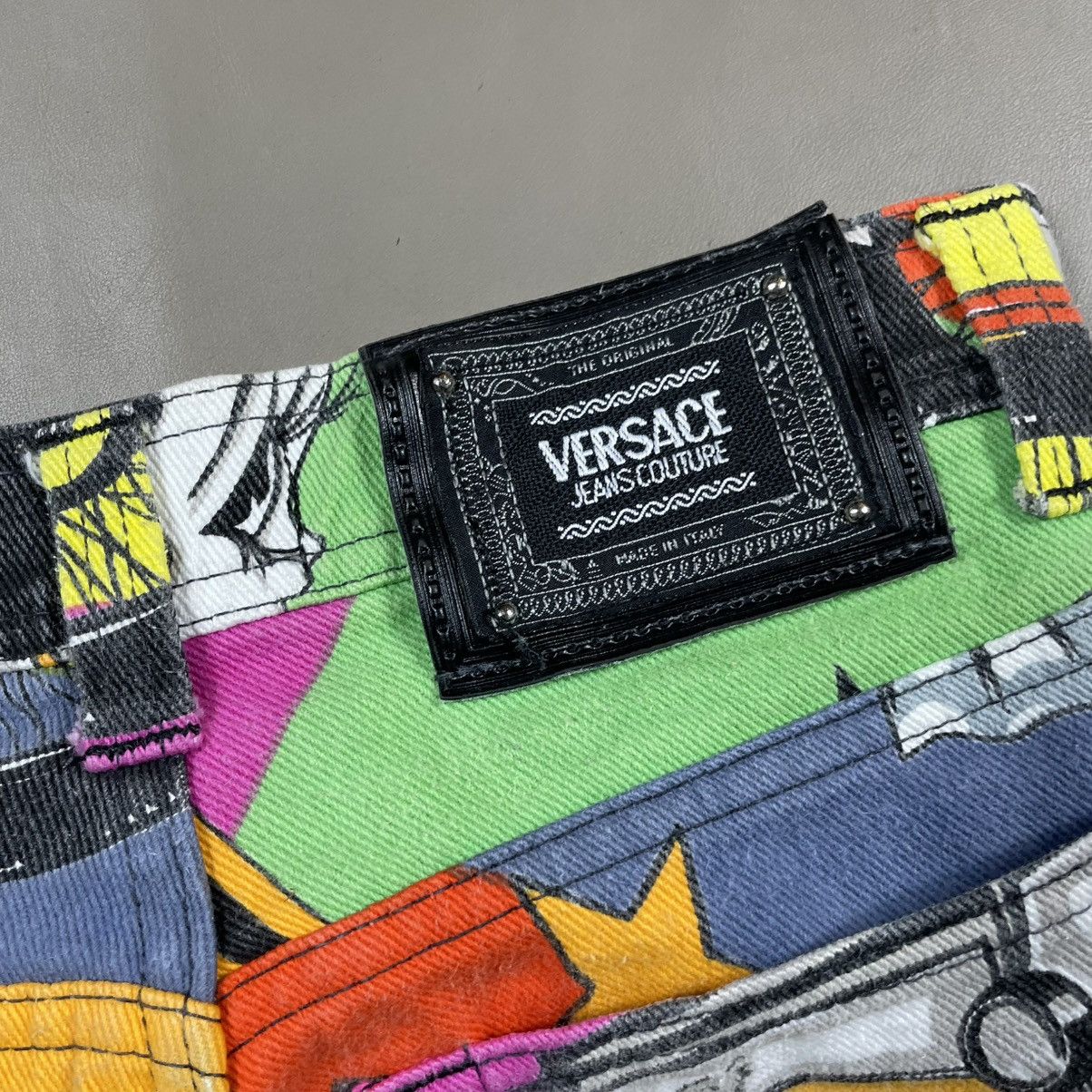 Versace × Versace Jeans Couture × Vintage VERSACE JEANS COUTURE BETTY BOOP POP ART JEANS Size 26" / US 2 / IT 38 - 6 Thumbnail