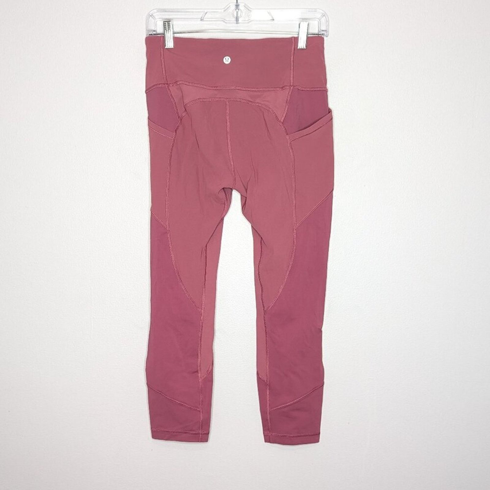 Lululemon Lululemon All The Right Places Crop II 23" Rose Pink Stretch Size 30" / US 8 / IT 44 - 2 Thumbnail