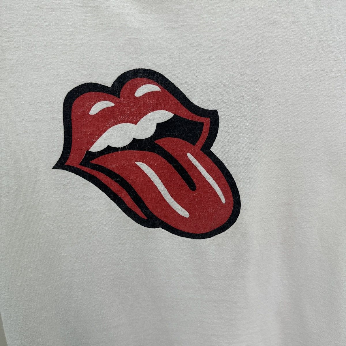 Vintage Vintage 90s Rolling Stones Rock band tee y2k promo white Size US M / EU 48-50 / 2 - 5 Thumbnail