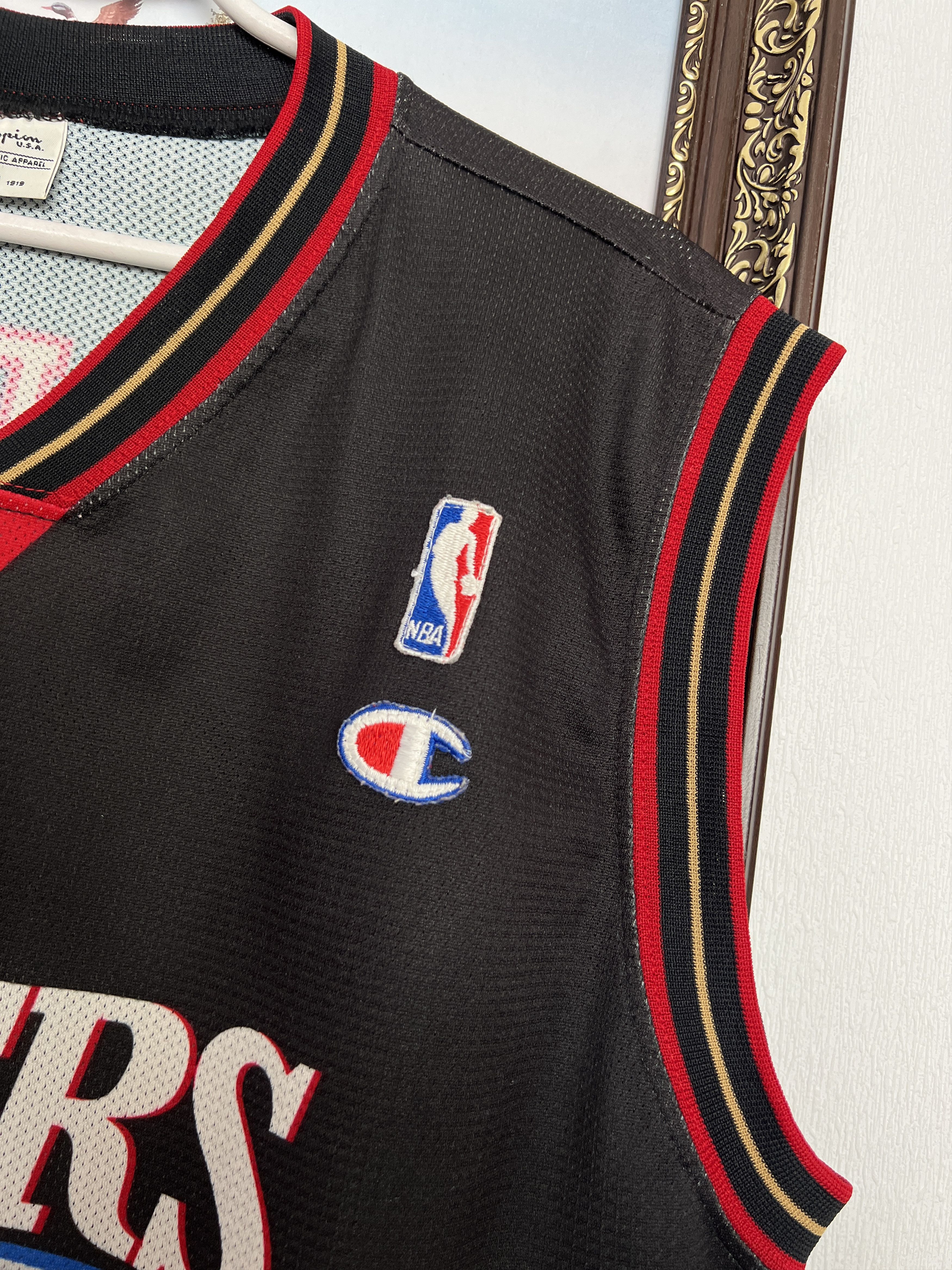Champion Vintage Champion Philadelphia 76ers Iverson NBA Jersey Size US XL / EU 56 / 4 - 4 Thumbnail