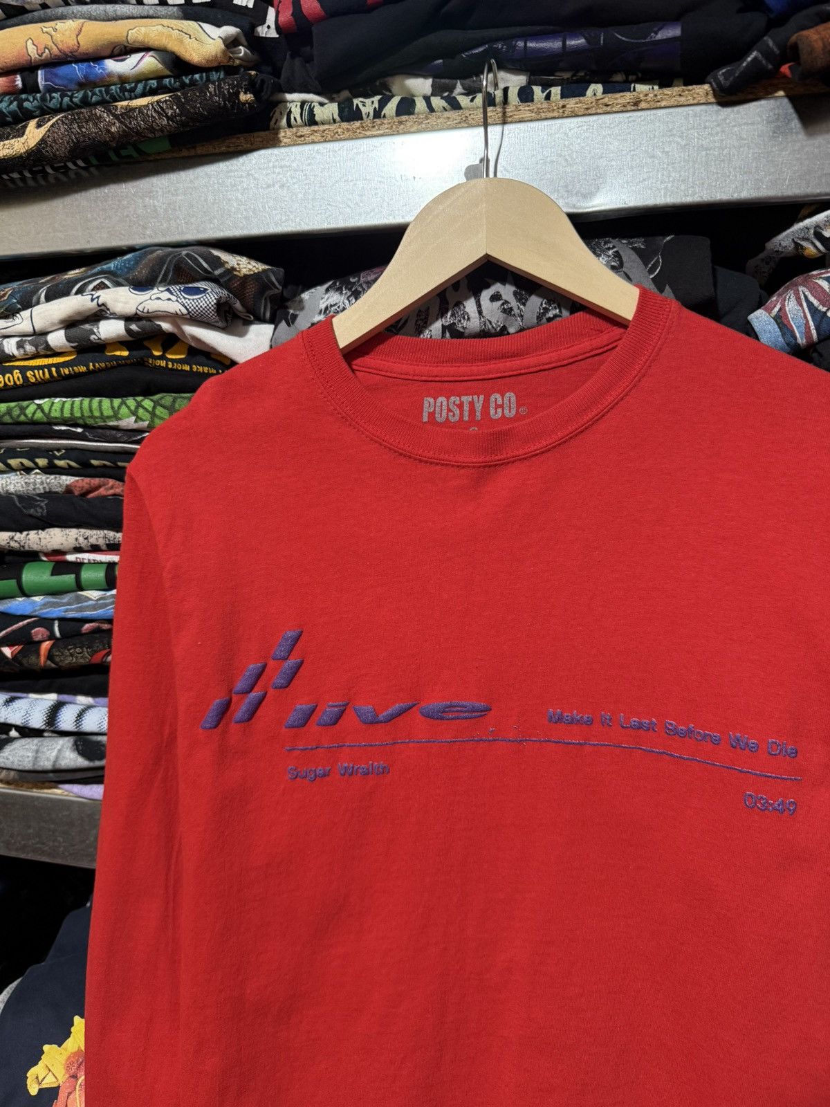 Band Tees × Rap Tees Post Malone Sugar Wraith Euro Tour 2019 Longsleeve T-Shirt Size US S / EU 44-46 / 1 - 4 Thumbnail