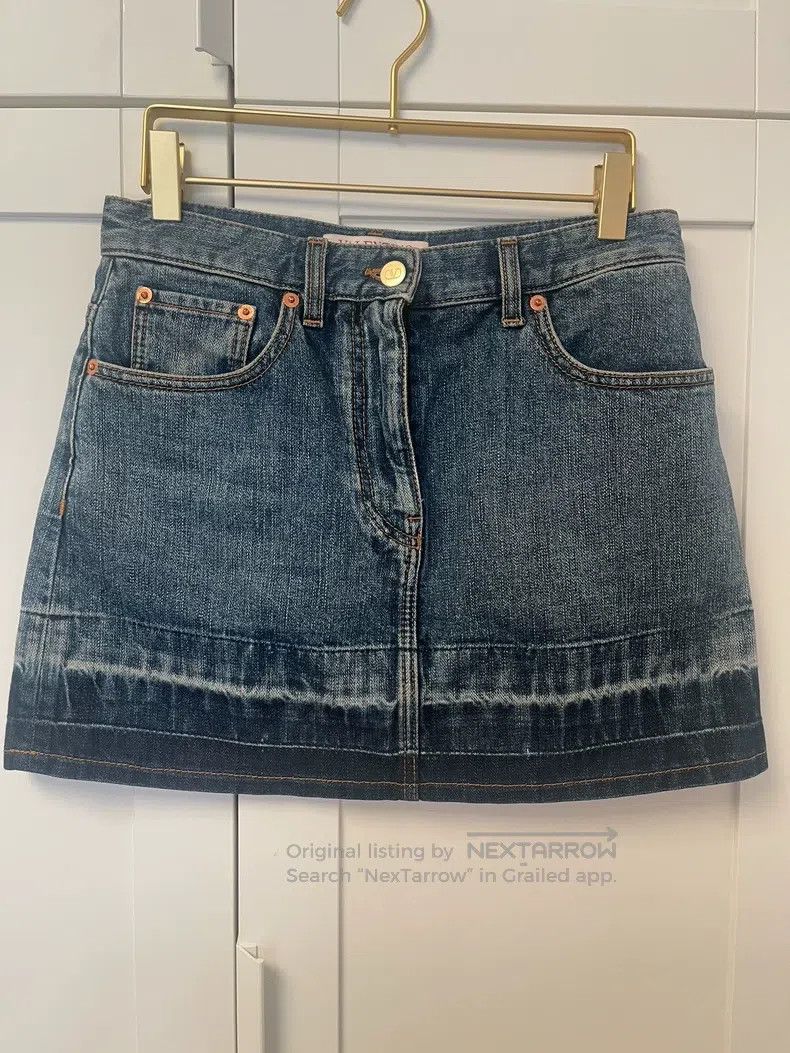 Valentino Valentino denim skirt Size 39" - 3 Thumbnail
