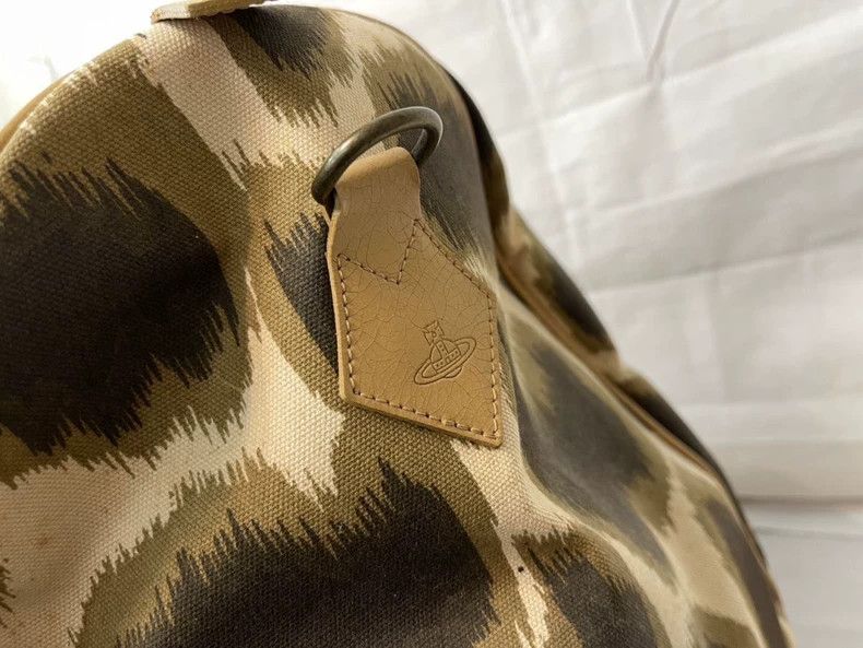 Vivienne Westwood Vivienne Westwood Brown leopard print Saturn canvas patch Size ONE SIZE - 4 Thumbnail