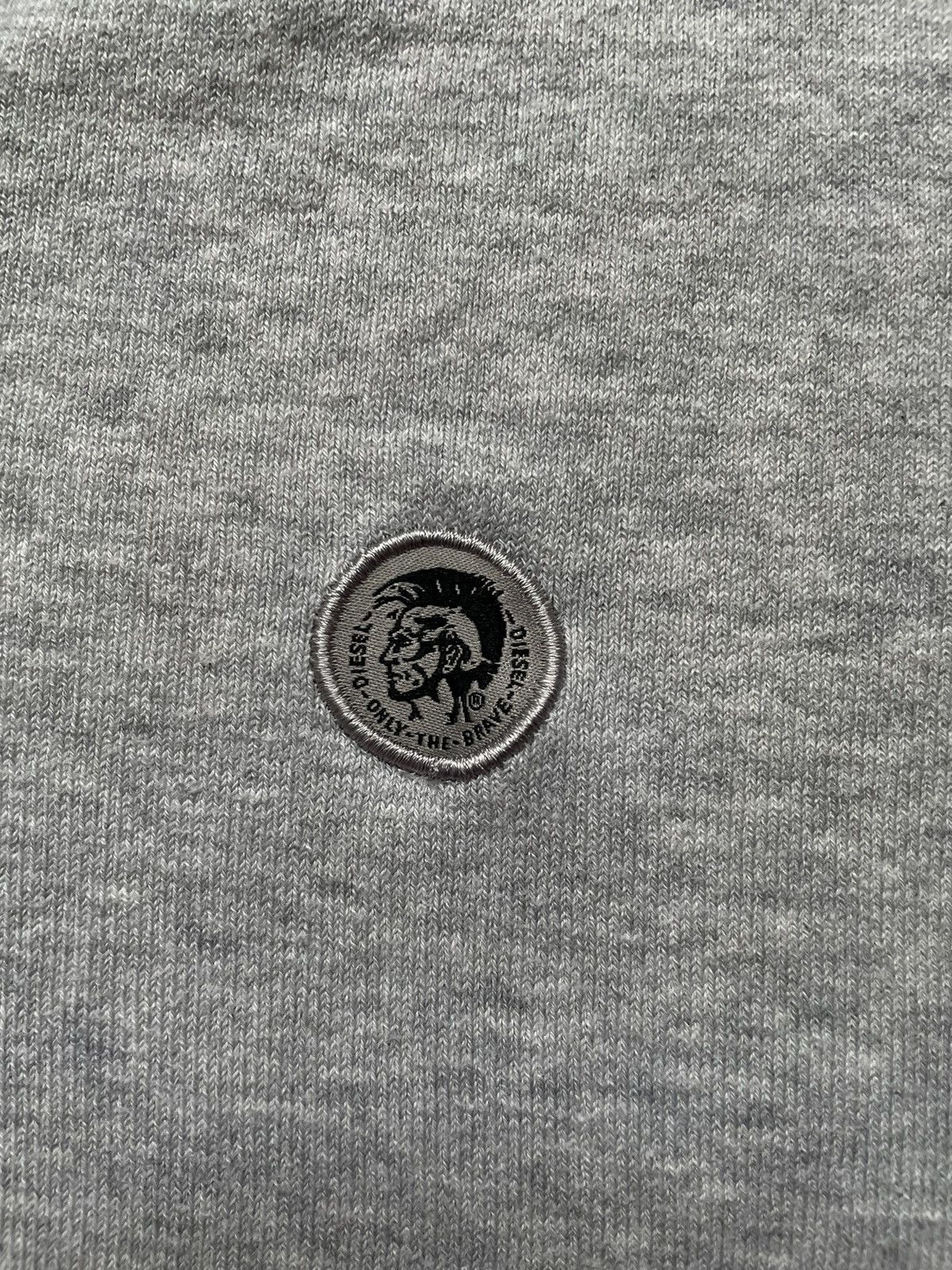 Diesel × Vintage Y2K Avant Garde Vintage Diesel V Neck Pullover Sweater Grey Size US M / EU 48-50 / 2 - 3 Thumbnail