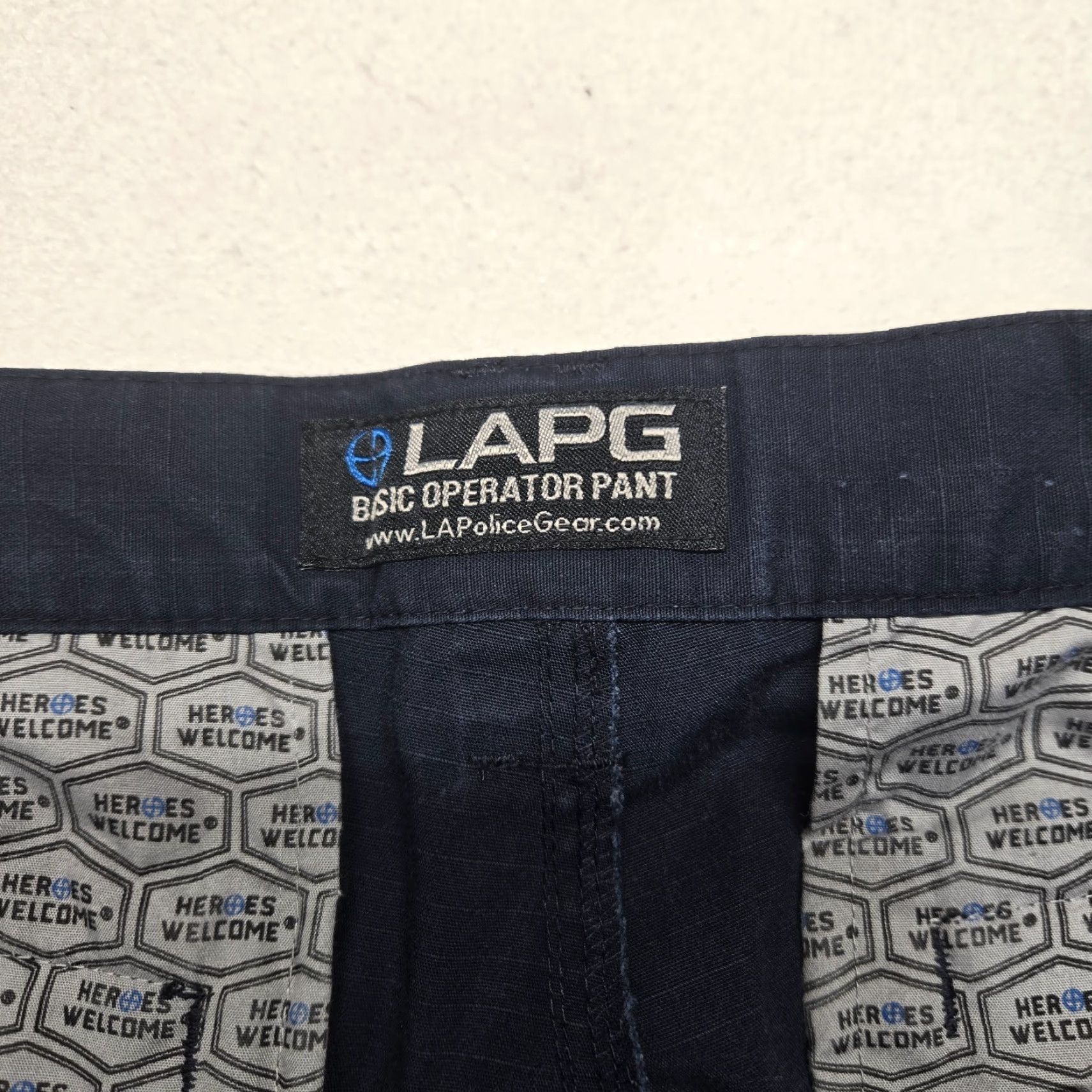 Vintage VINTAGE LA Police Gear Mens EMS Tactical Cargo Pants Blue 38x34 Spring Summer Fall Winter Size US 38 / EU 54 - 3 Thumbnail