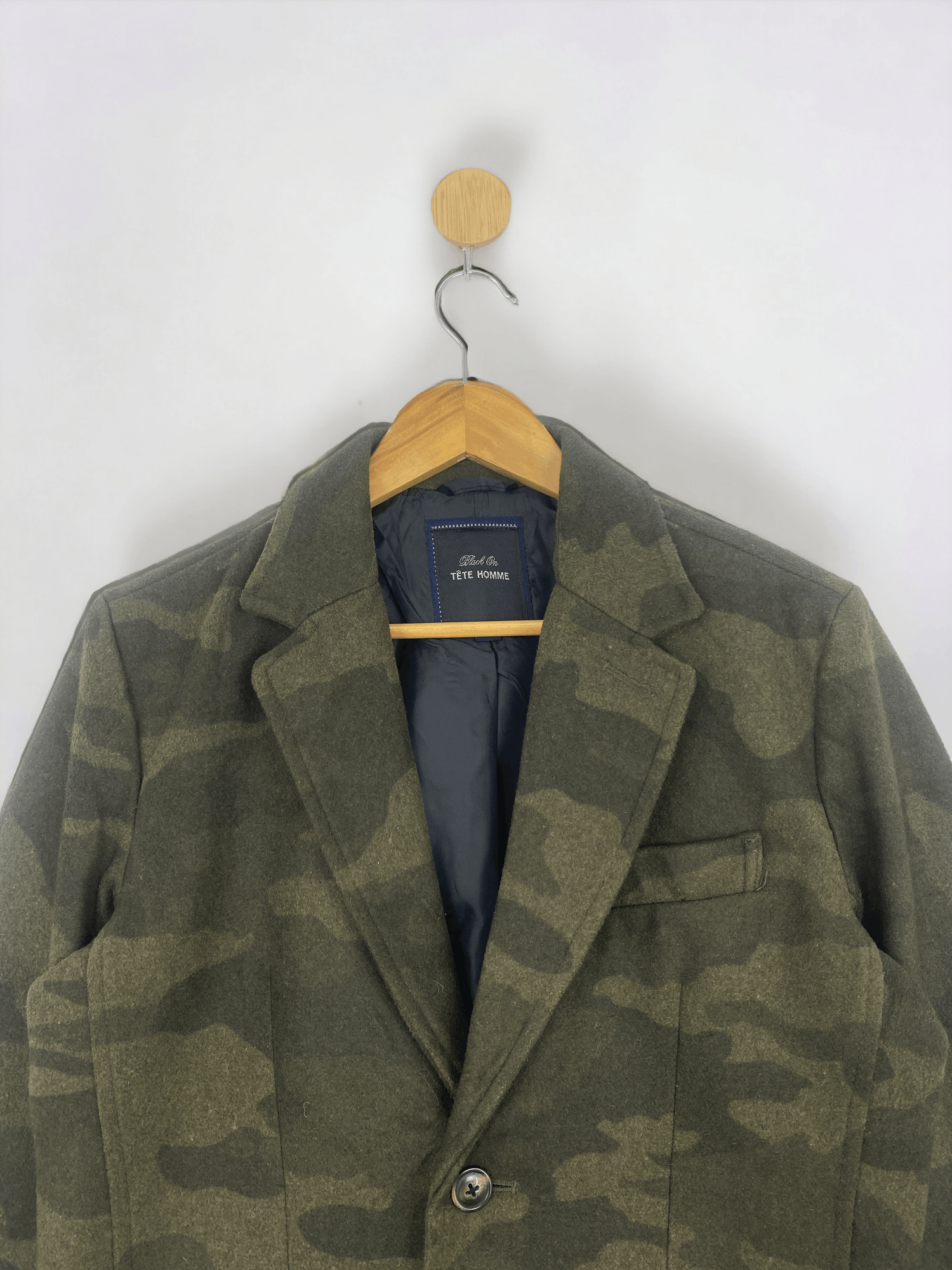 Issey Miyake Vintage Issey Miyake Tete Homme Blazer Camo Jacket JA0055 Size US M / EU 48-50 / 2 - 2 Thumbnail