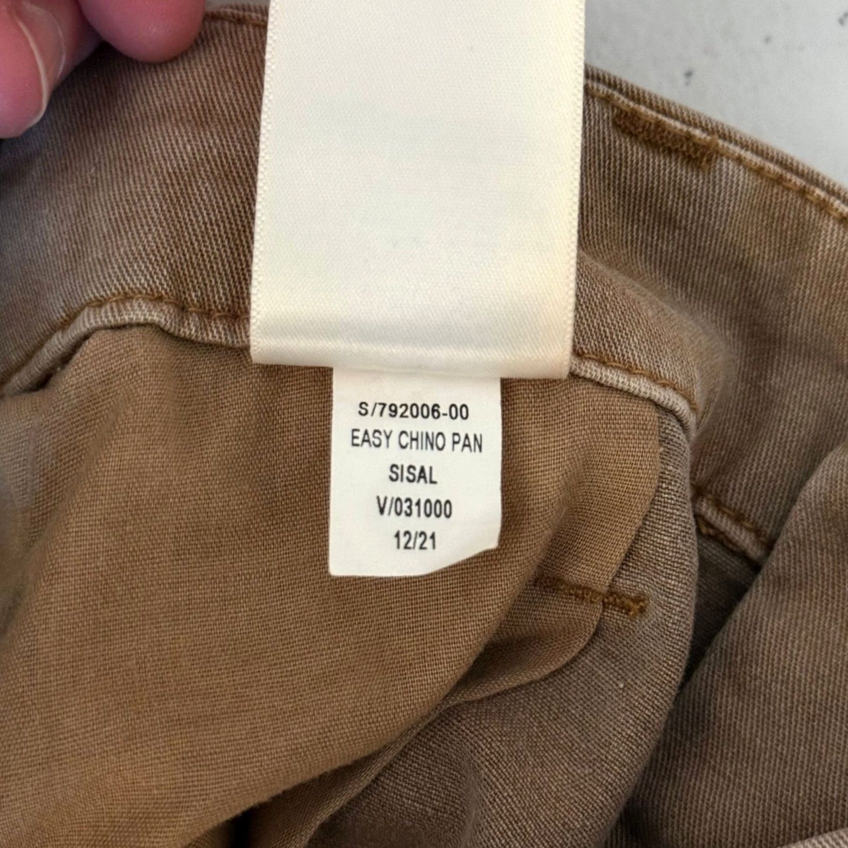 Old Navy VINTAGE? Old Navy Easy Chino Pants Brown Elastic Straight Women S Regular Fall Size 28" / US 6 / IT 42 - 6 Thumbnail