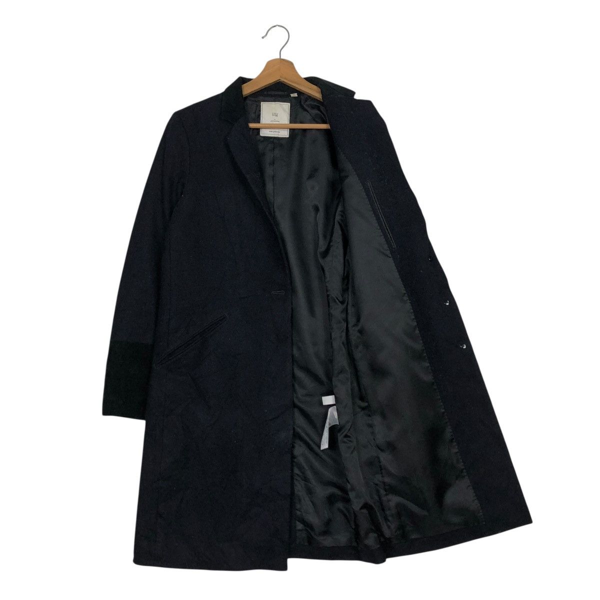 Undercover 🔥RICH BLACK LONG JACKET UNIQLO X UNDERCOVER DOUBLE BREAST Size US M / EU 48-50 / 2 - 13 Thumbnail