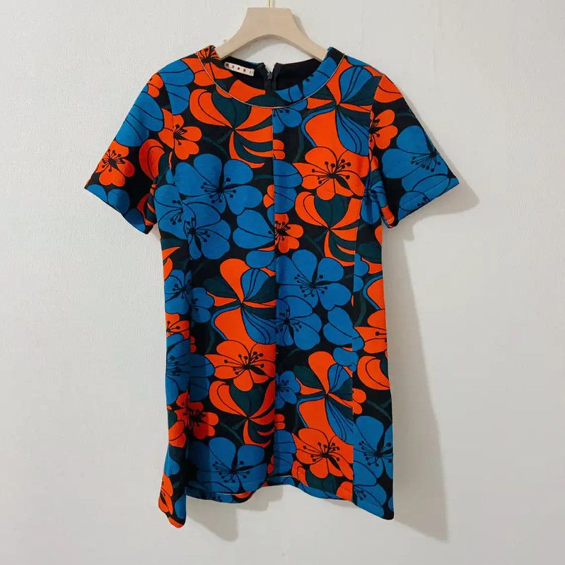 Marni Marni Summer Multi-Color Dress for Women 0089 Size M / US 6-8 / IT 42-44 - 1 Thumbnail