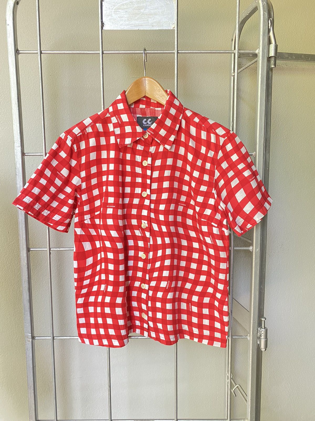 Kansai Yamamoto CC Kansai Yamamoto painted plaid shirt Size S / US 4 / IT 40 - 9 Thumbnail