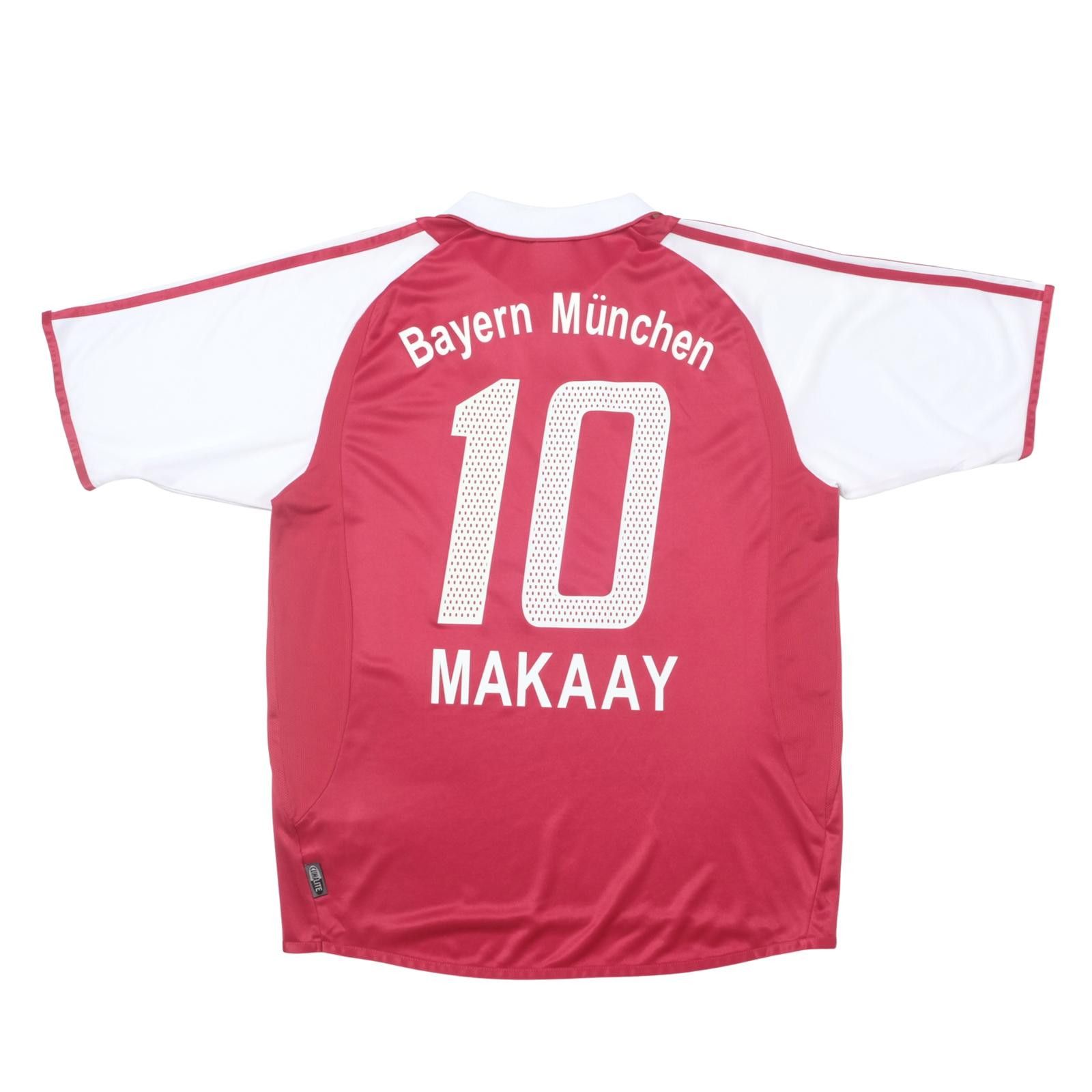 Adidas 2003/04 Bayern Munich Home Shirt Adidas Makaay (L) Size US L / EU 52-54 / 3 - 1 Thumbnail