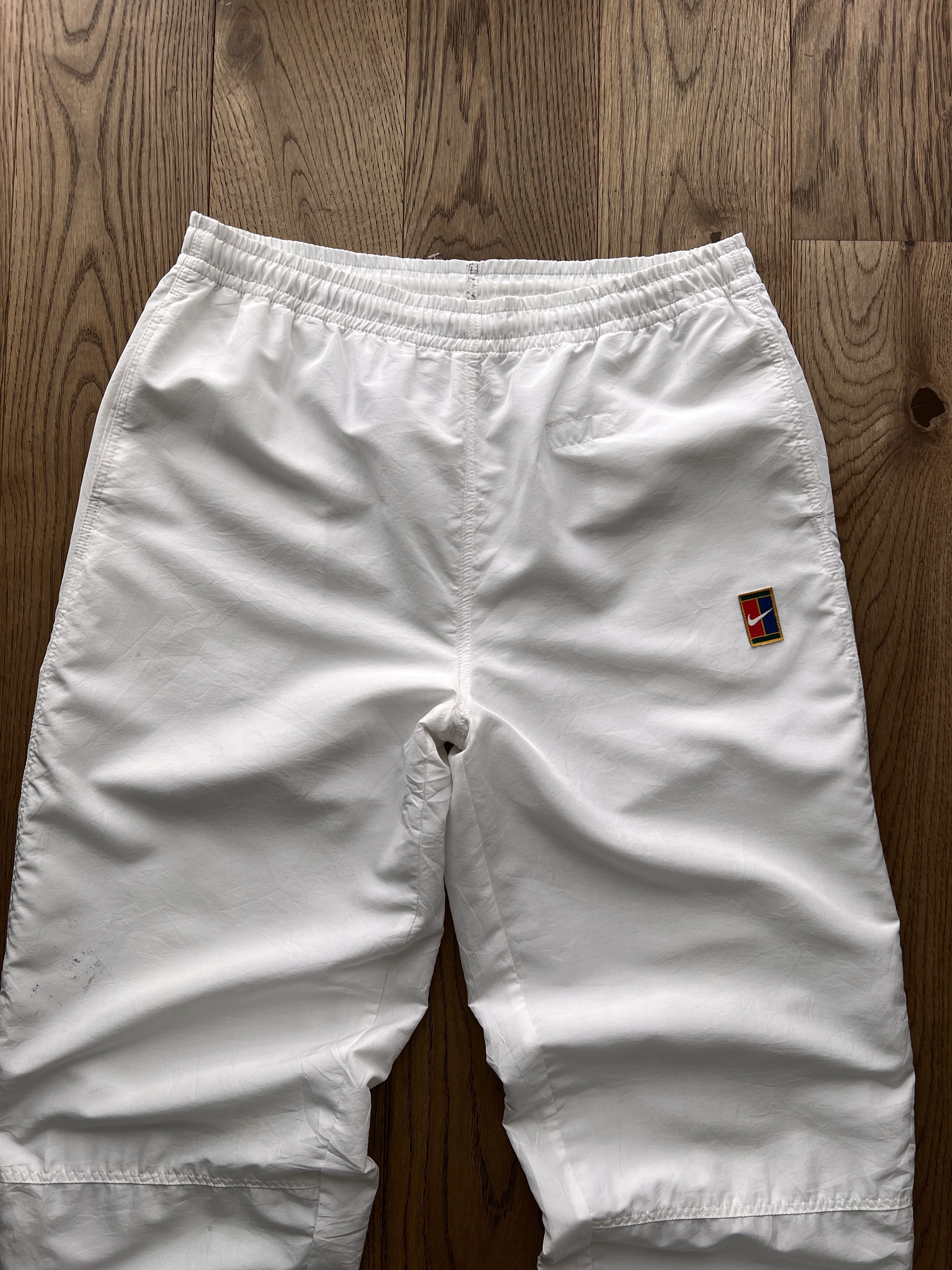 Nike Archive 80s! Nike Court vintage nylon track pants tennis Size US 32 / EU 48 - 4 Thumbnail