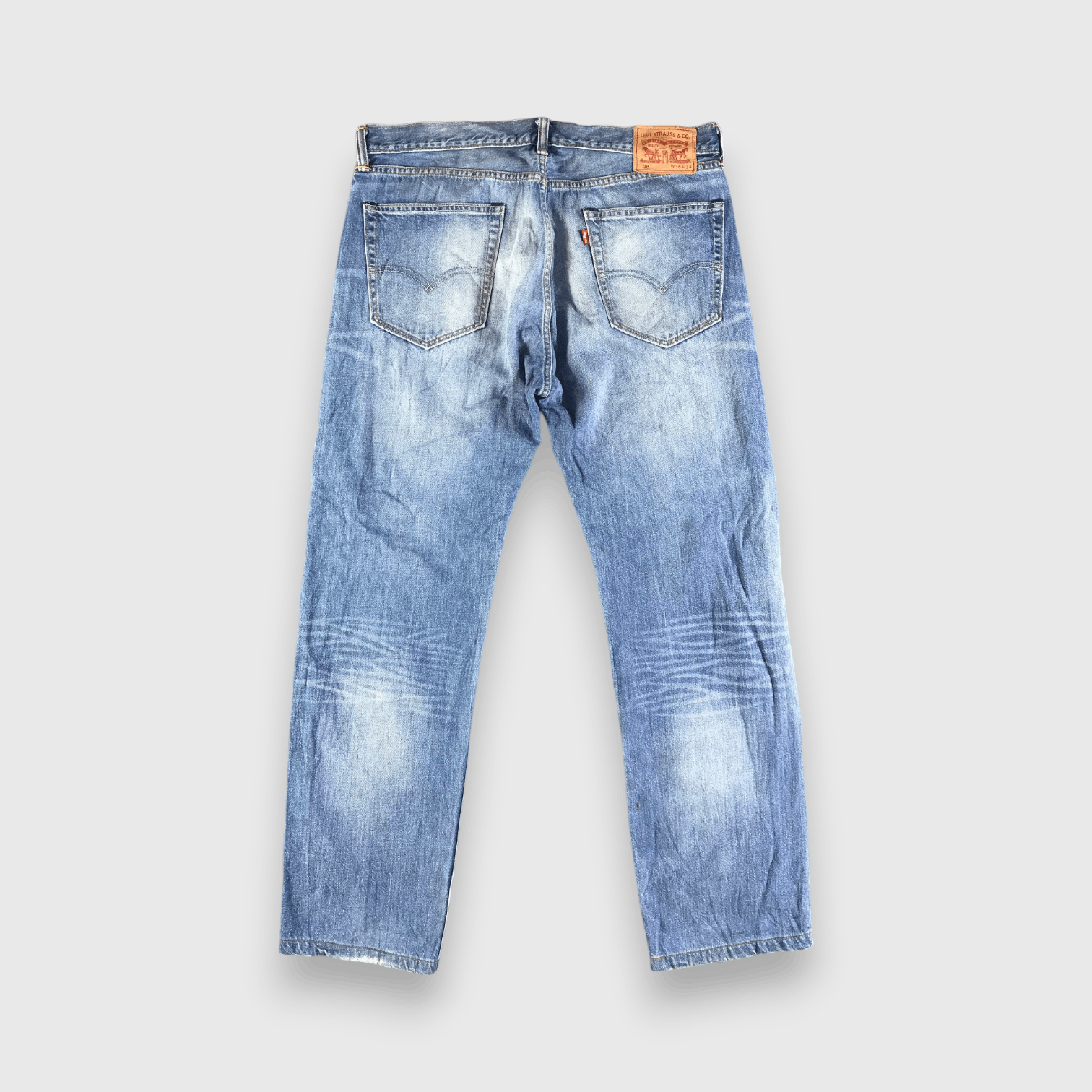 Levi's Vintage Blue Wash Levis 505 Jeans-J3318 Size US 38 / EU 54 - 2 Thumbnail