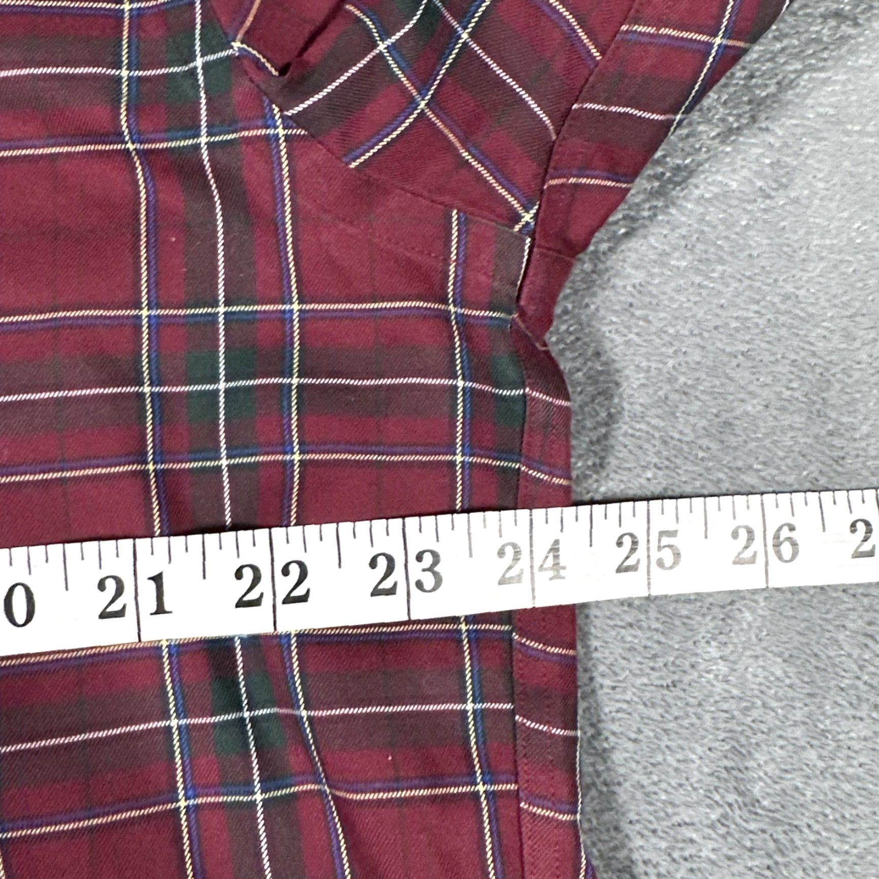 Brooks Brothers Brooks Brothers Shirt Mens L Red Plaid Non-Iron Cotton Long Sleeve Dress Shirt Mens Large Regular 100% Cotton Button-Down Collared Size 42R - 7 Thumbnail