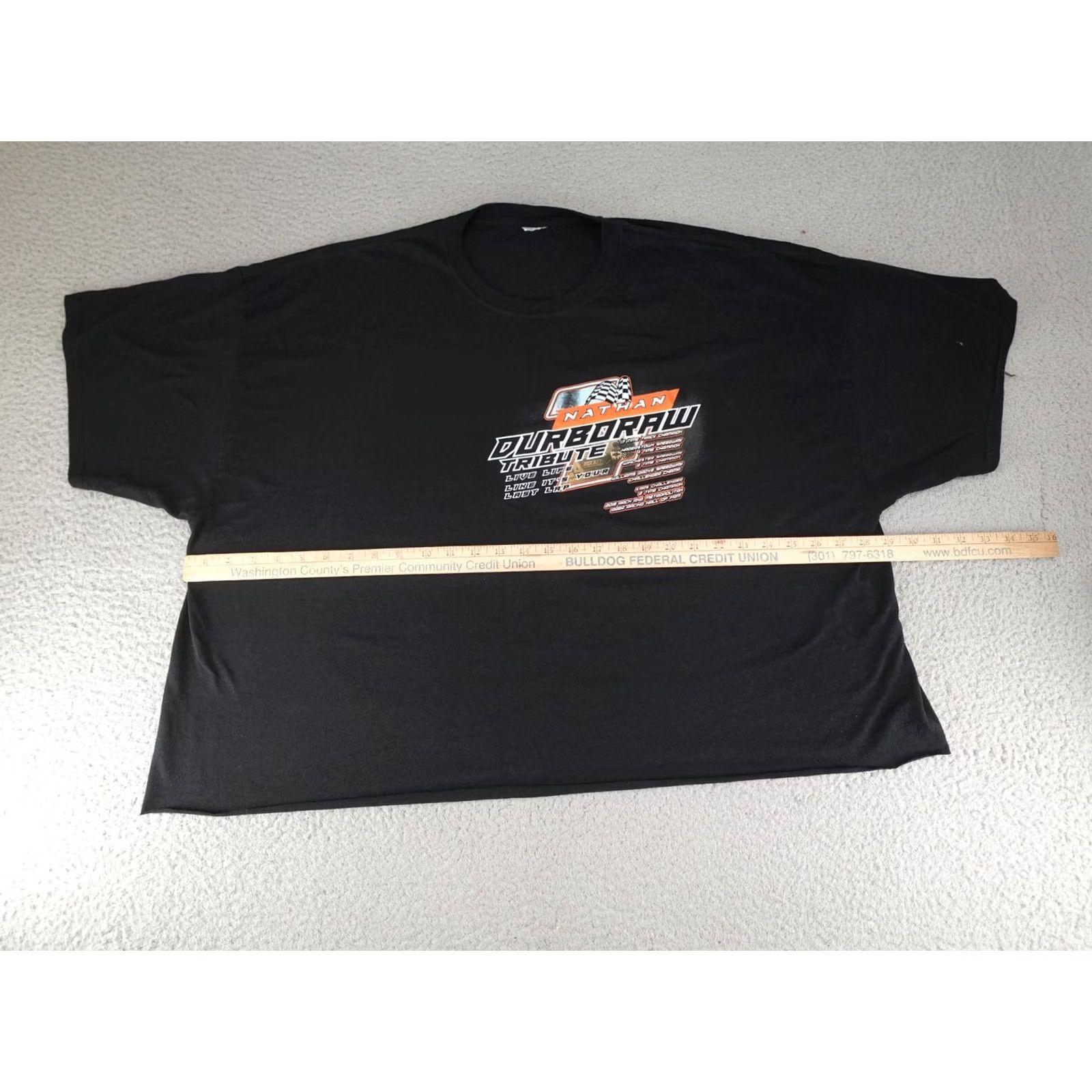 Gildan VINTAGE Racing Shirt Mens 3XL Black Cropped Nathan Durboraw Tribute Hagerstown Speedway Size US XXL / EU 58 / 5 - 5 Thumbnail