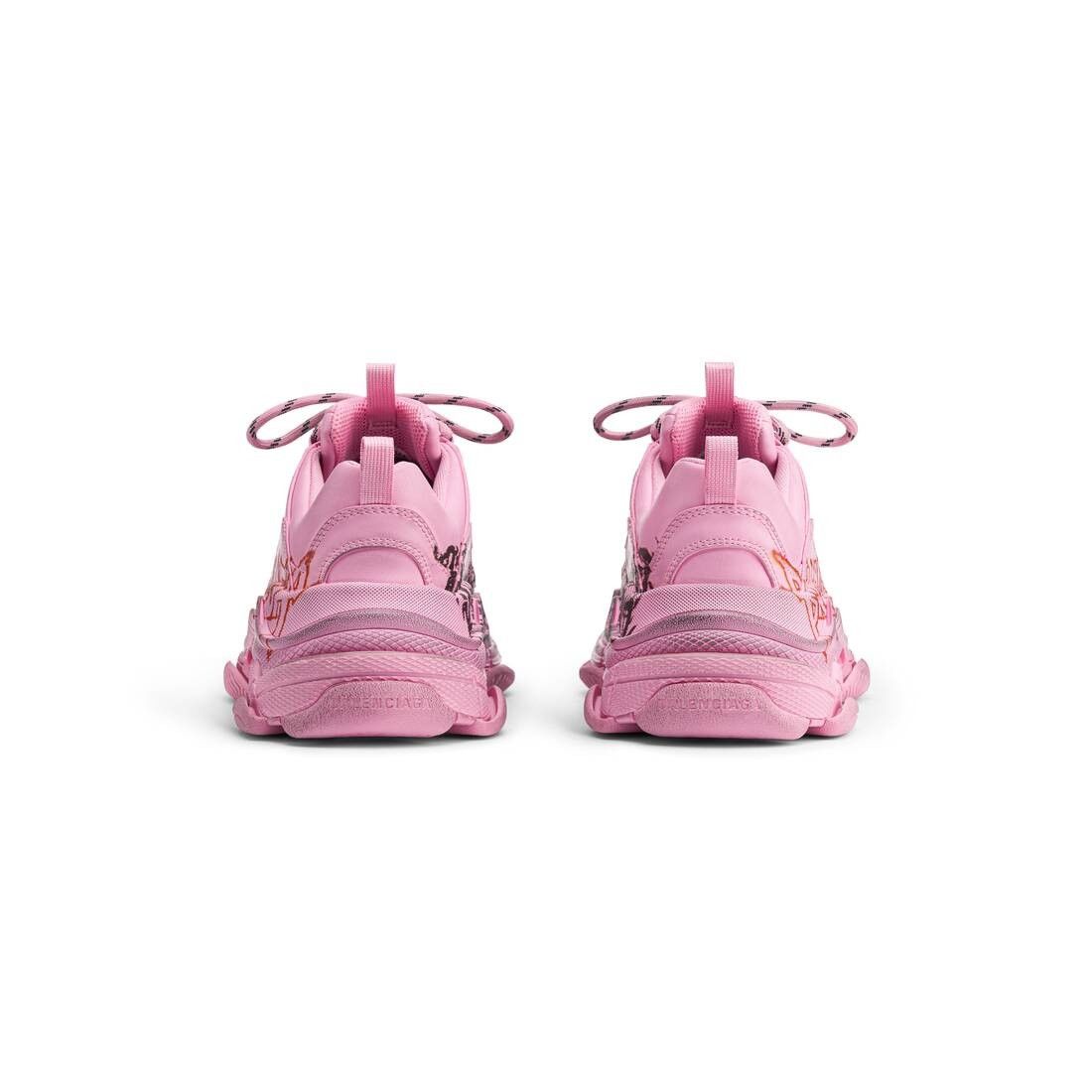 Balenciaga o1mt1gz0425 Triple S Sneakers Diy Metal in Pink Size US 8 / IT 38 - 5 Thumbnail