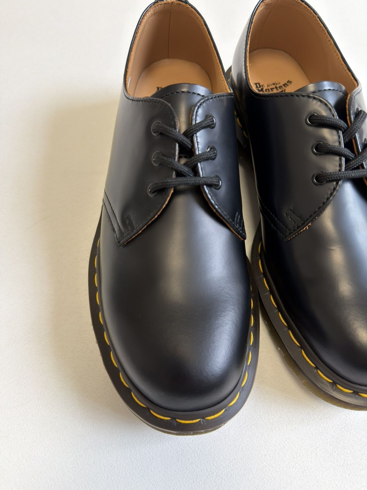 Comme des Garcons × Dr. Martens ‘MIE 1461’ Black Leather Shoes Size US 9 / EU 42 - 10 Thumbnail
