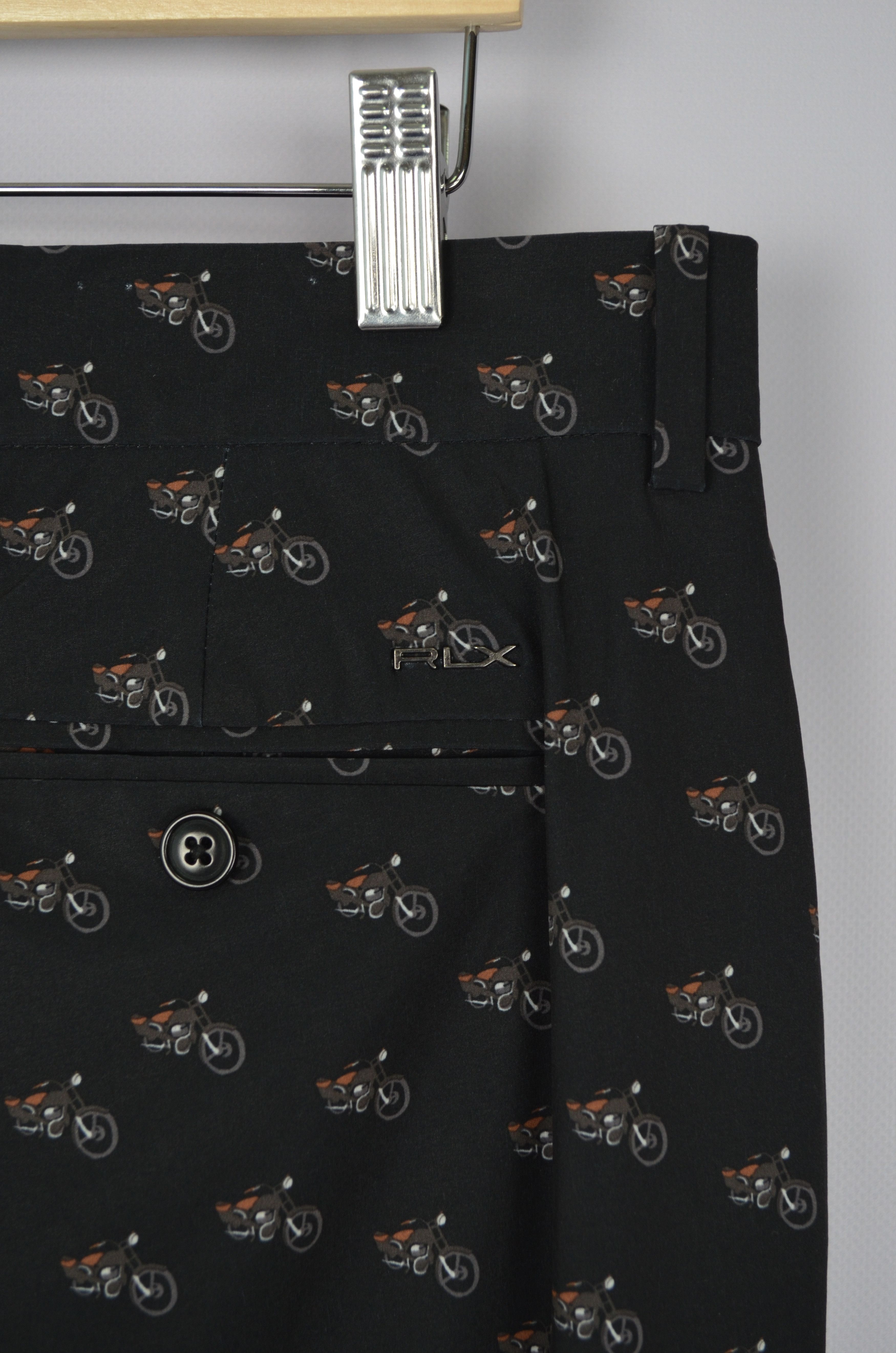 Polo Ralph Lauren × RLX Ralph Lauren × Ralph Lauren RLX Ralph Lauren Motorcycle Print Stretch Trousers W34/L32 Size US 34 / EU 50 - 4 Thumbnail