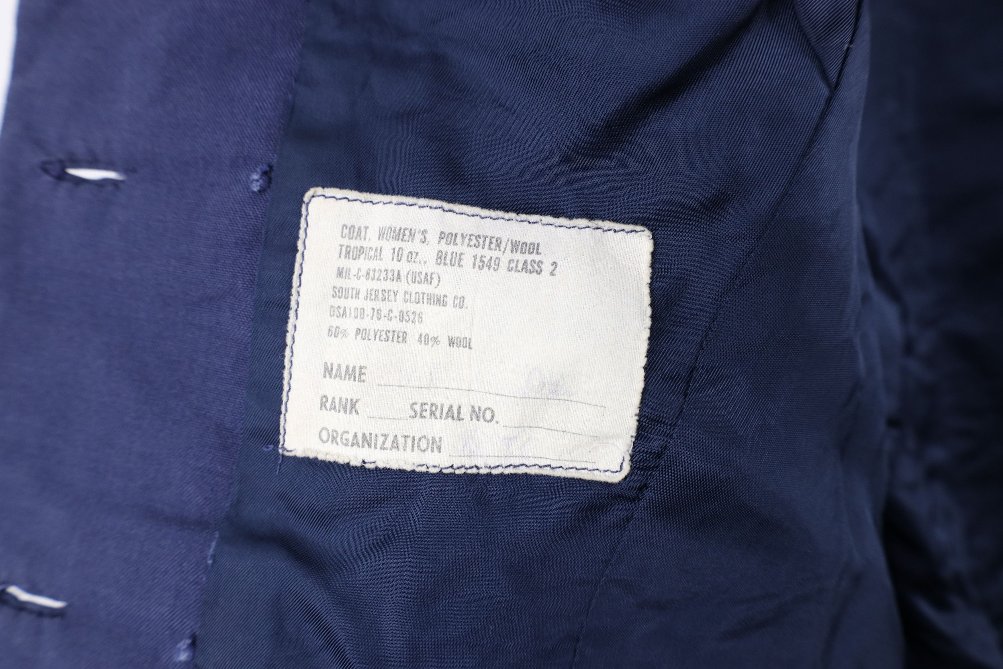 Vintage Vintage 70s Vietnam War Wool 10oz Blue 1549 Class 2 Jacket Size XL / US 12-14 / IT 48-50 - 10 Thumbnail