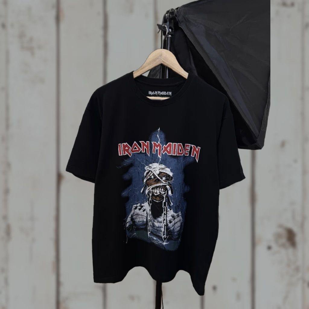 Vintage Iron Maiden World Slavery Tour 1984 85 Reprint 2022 T-Shirt Size L Men Black Shirt Size US L / EU 52-54 / 3 - 1 Thumbnail