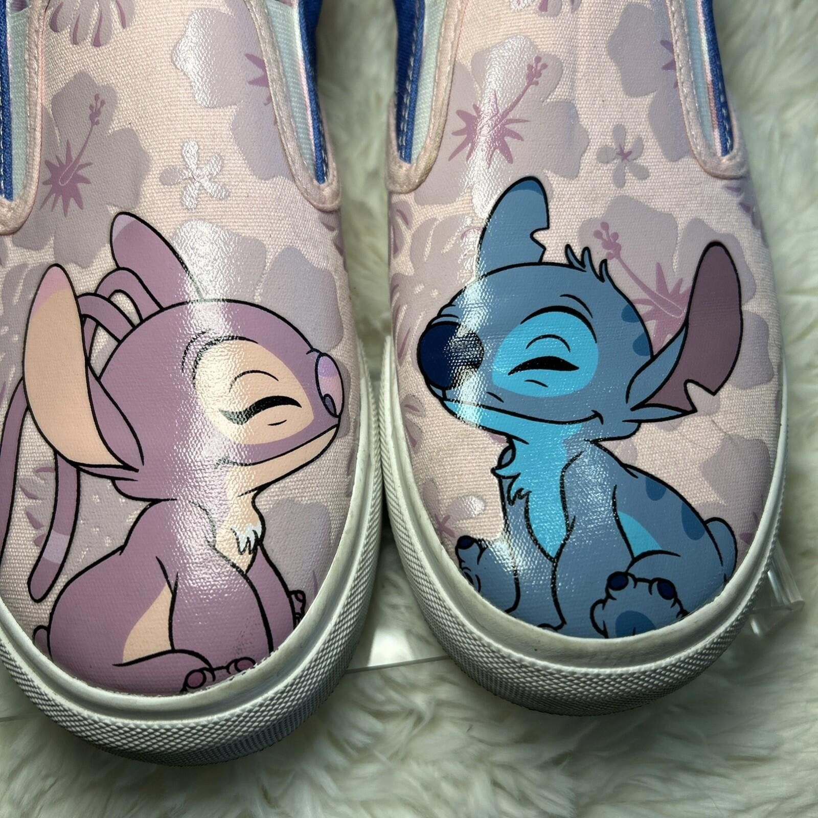Disney Disney Stitch & Angel Slip On Shoes Women’s US Sz 7.5 Stitch Size US 7.5 / IT 37.5 - 5 Thumbnail