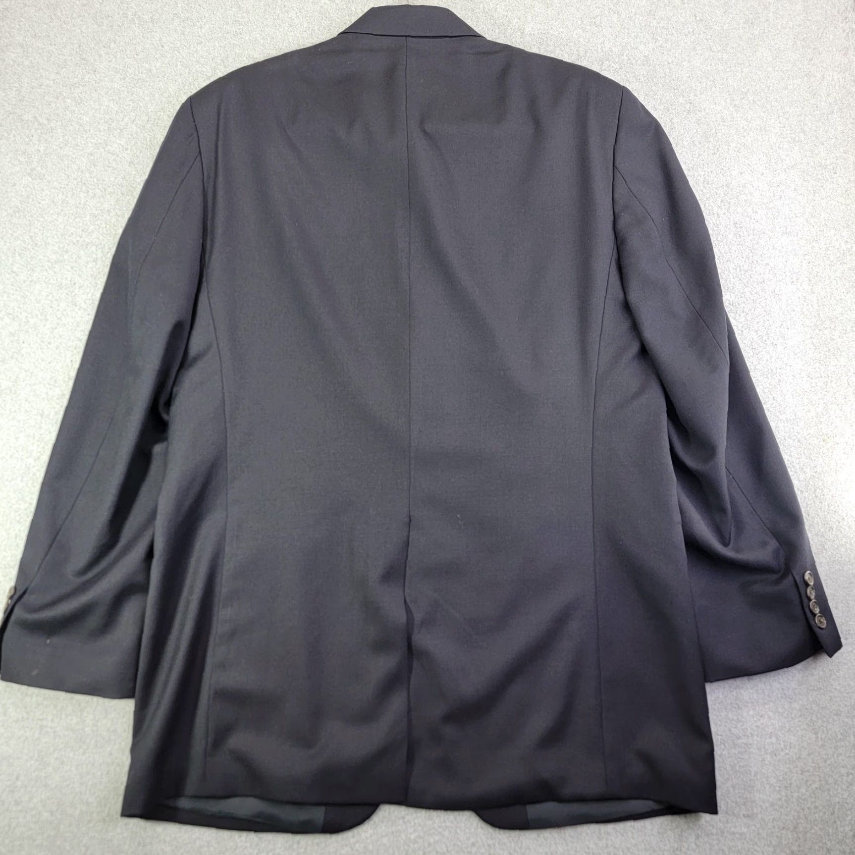 Ralph Lauren VINTAGE Lauren Ralph Lauren Blazer Mens 46 Blue Wool 2 Button Canada Size 46R - 6 Thumbnail