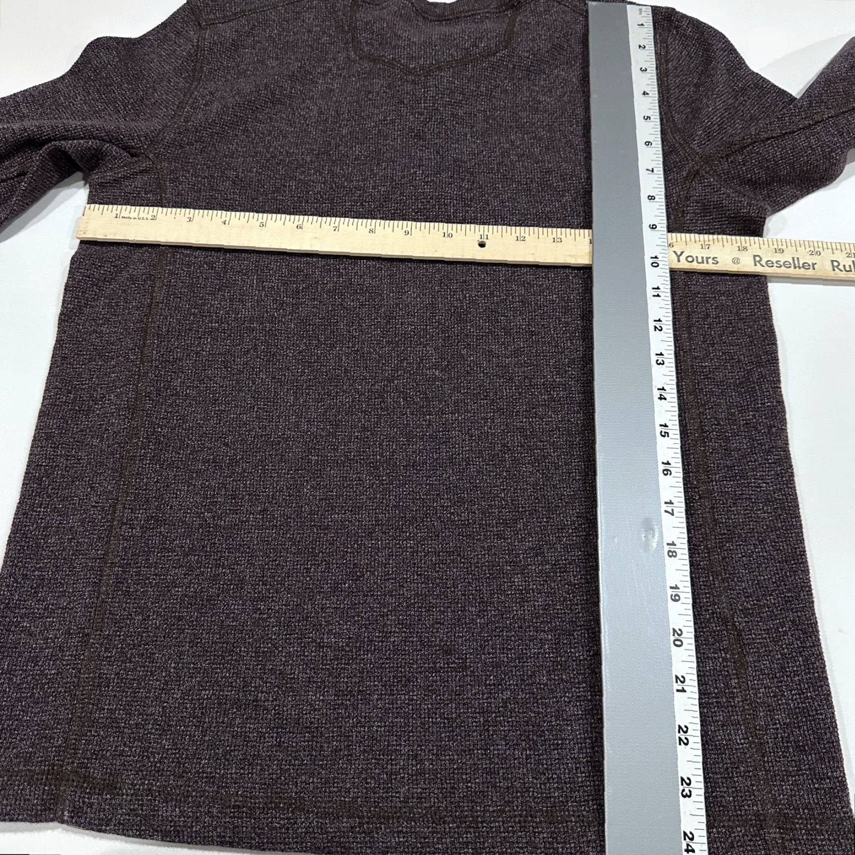 Eddie Bauer Eddie Bauer Shirt Mens M Purple Long Sleeve Henley Thermal Cotton Blend Size US M / EU 48-50 / 2 - 5 Thumbnail