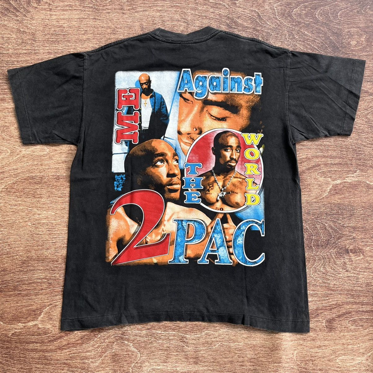 Rap Tees × Vintage 💥VERY RARE💥 BOOTLEG RAPTEES TUPAC "DEAR MAMA" T-SHIRT Size US XL / EU 56 / 4 - 2 Thumbnail