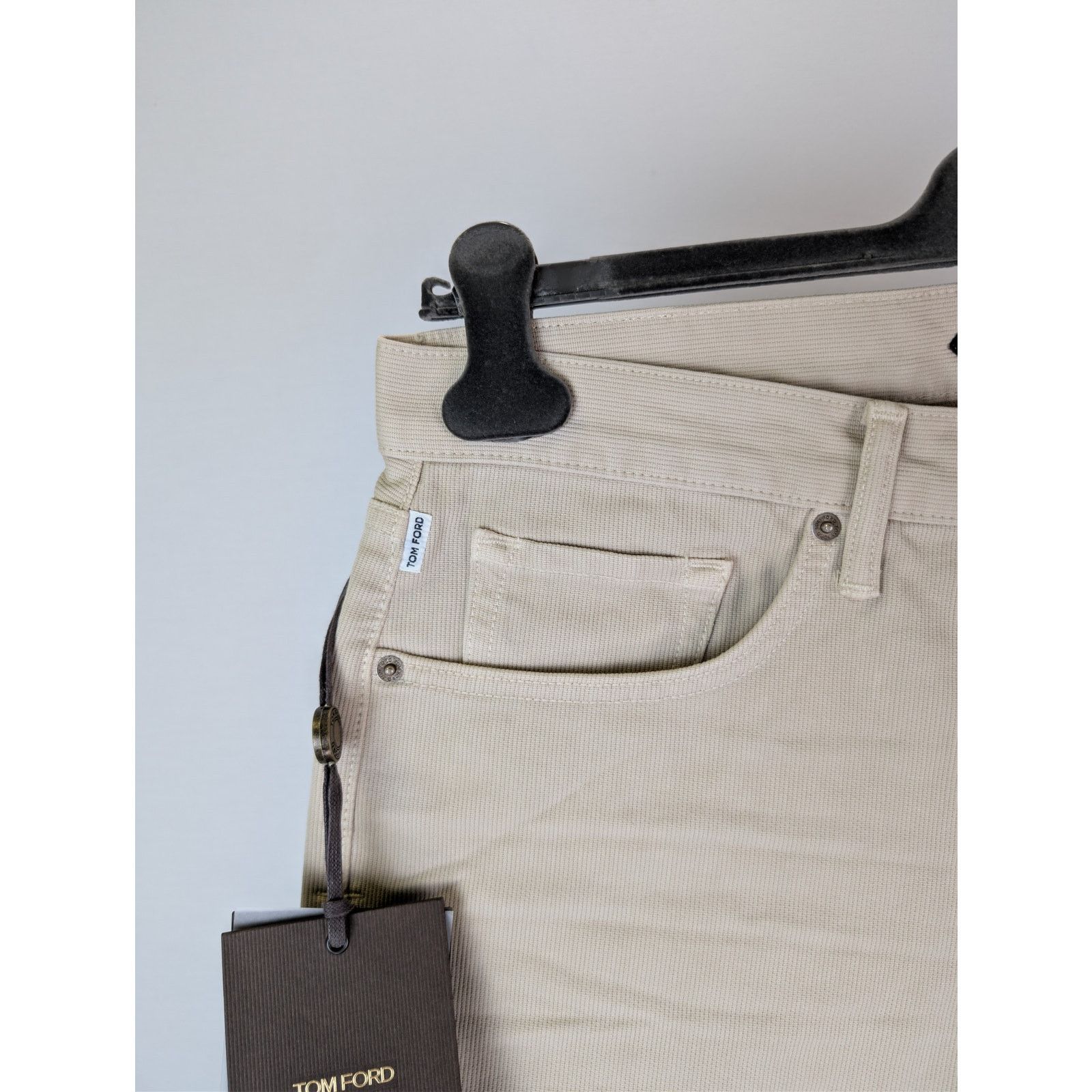 Tom Ford o1rshd1 Slim Denim Jeans in Beige Size US 33 - 5 Thumbnail