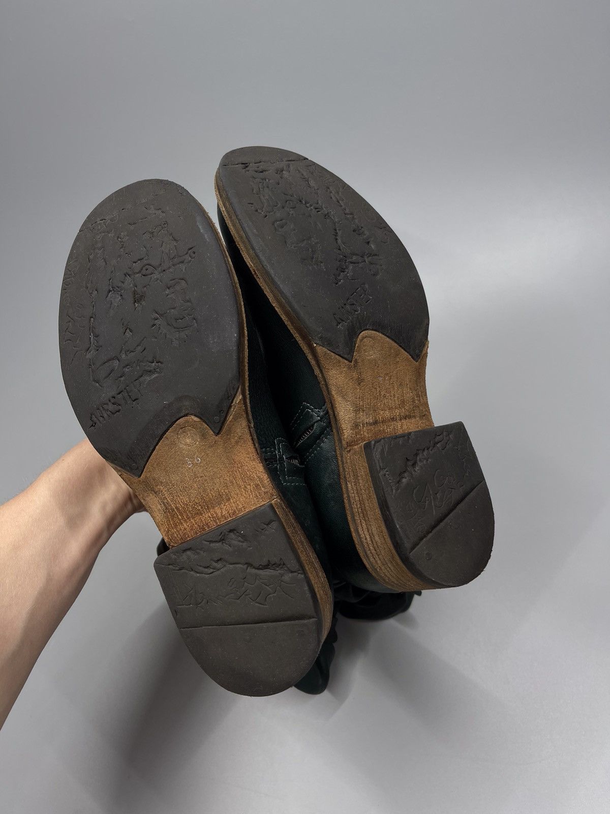 Japanese Brand × Vintage A.S 98 Boots Leather Style Rick Owens Size US 6 / IT 36 - 14 Thumbnail