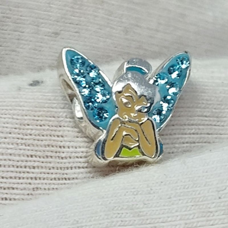 Disney Disney Tinker Bell .925 Sterling Silver Beaded Charm Size ONE SIZE - 3 Thumbnail