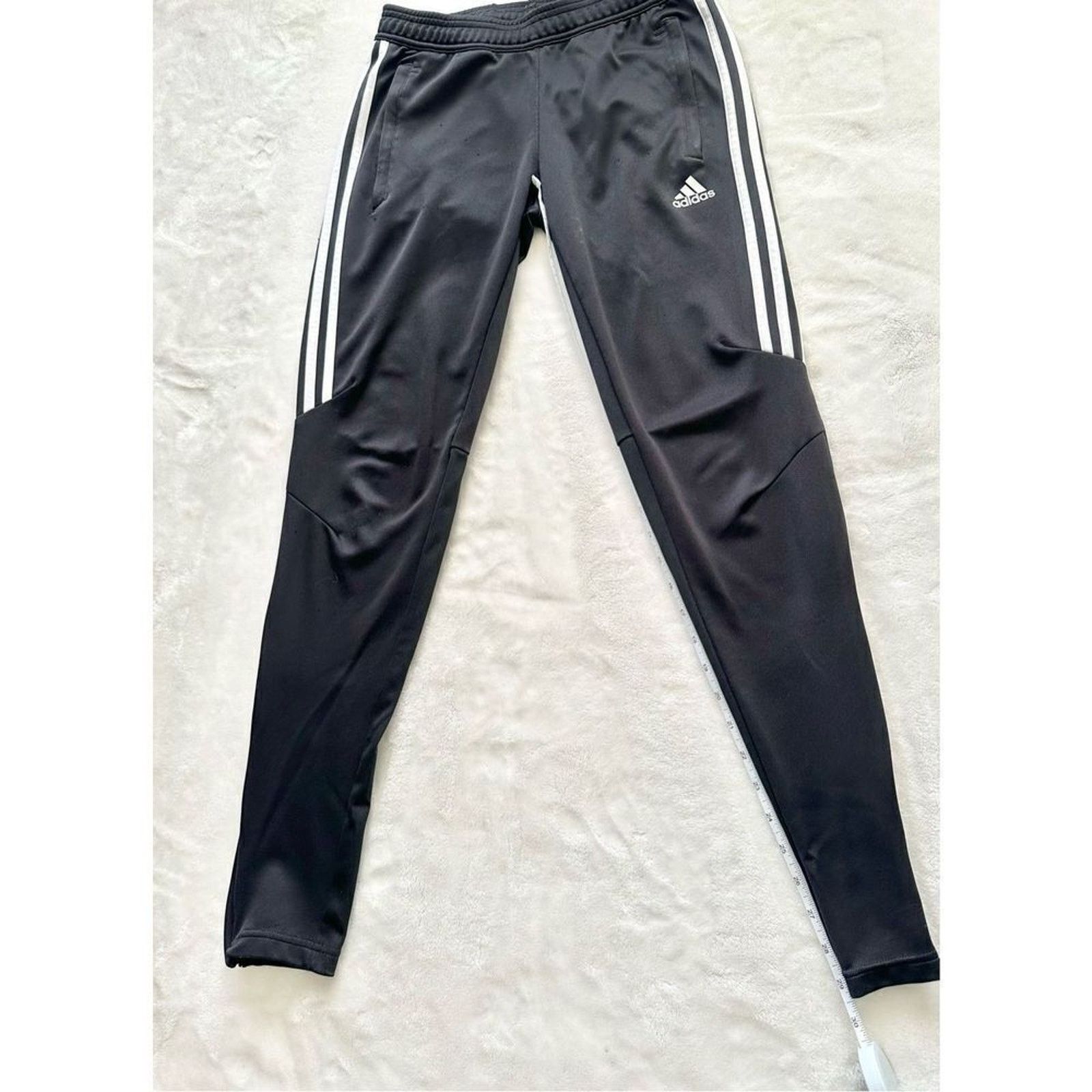 Adidas Adidas Women's White Stripe Track Pants - Size Small Size 26" / US 2 / IT 38 - 4 Thumbnail