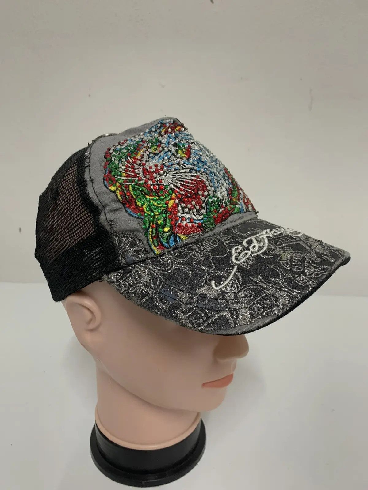 Ed Hardy DISTRESSED ED HARDY CAP Size ONE SIZE - 1 Thumbnail