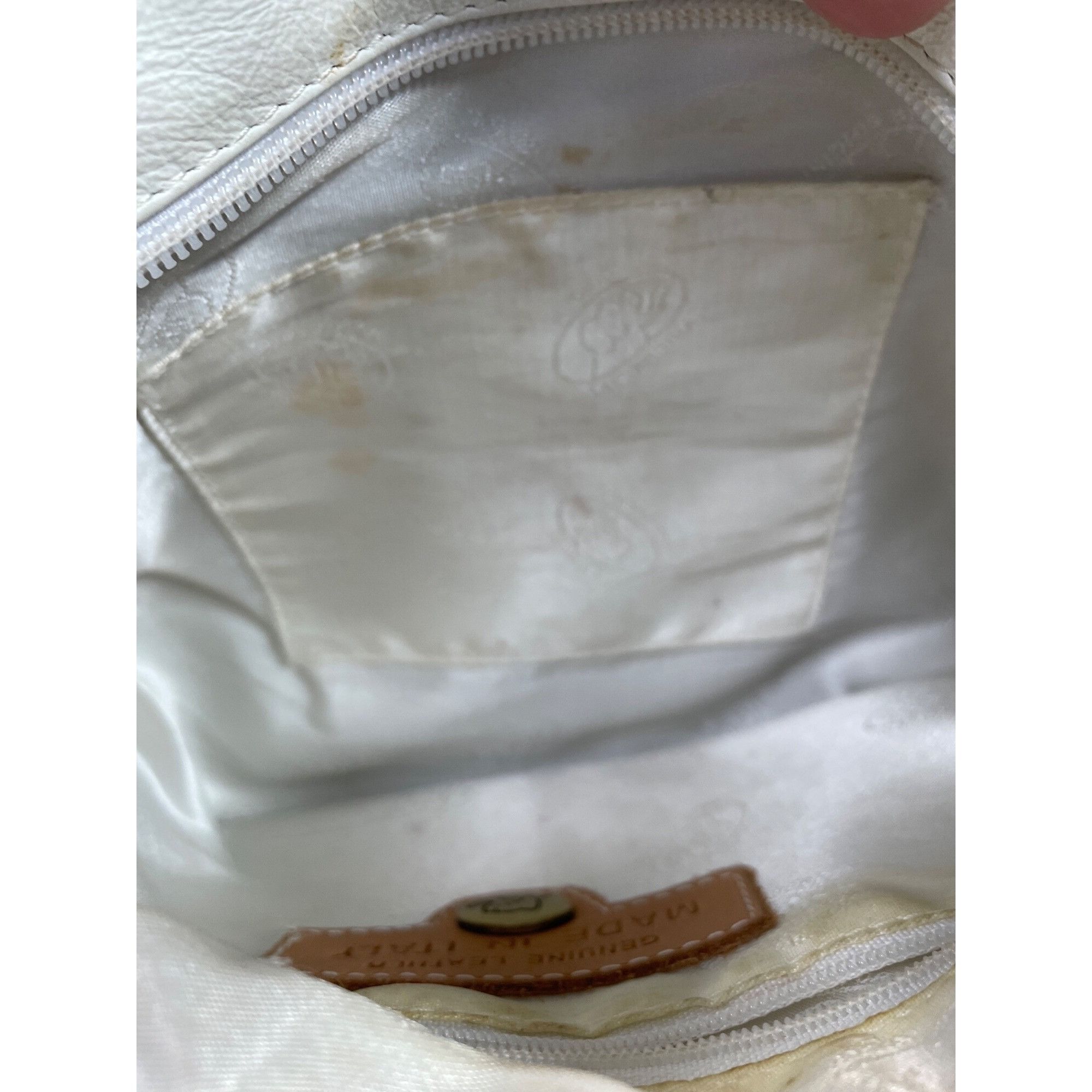 Other Avorio Italy leather white blue adjustable crossbody shoulde Size ONE SIZE - 23 Thumbnail