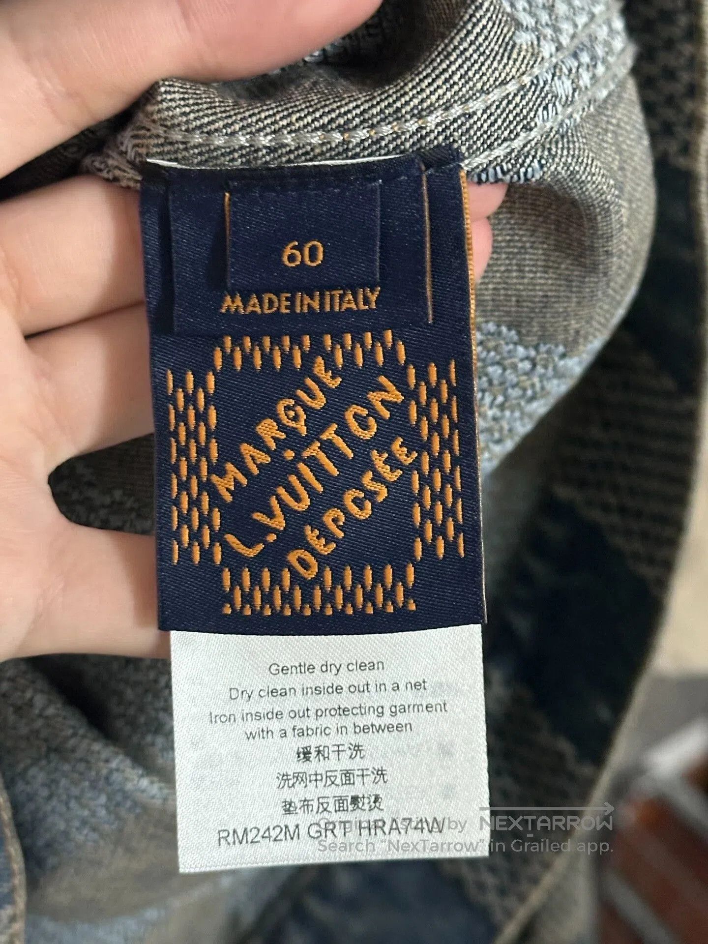 Louis Vuitton LV Louis Vuitton Denim Jacket with Pearl Buttons. Size US XXL / EU 58 / 5 - 4 Thumbnail