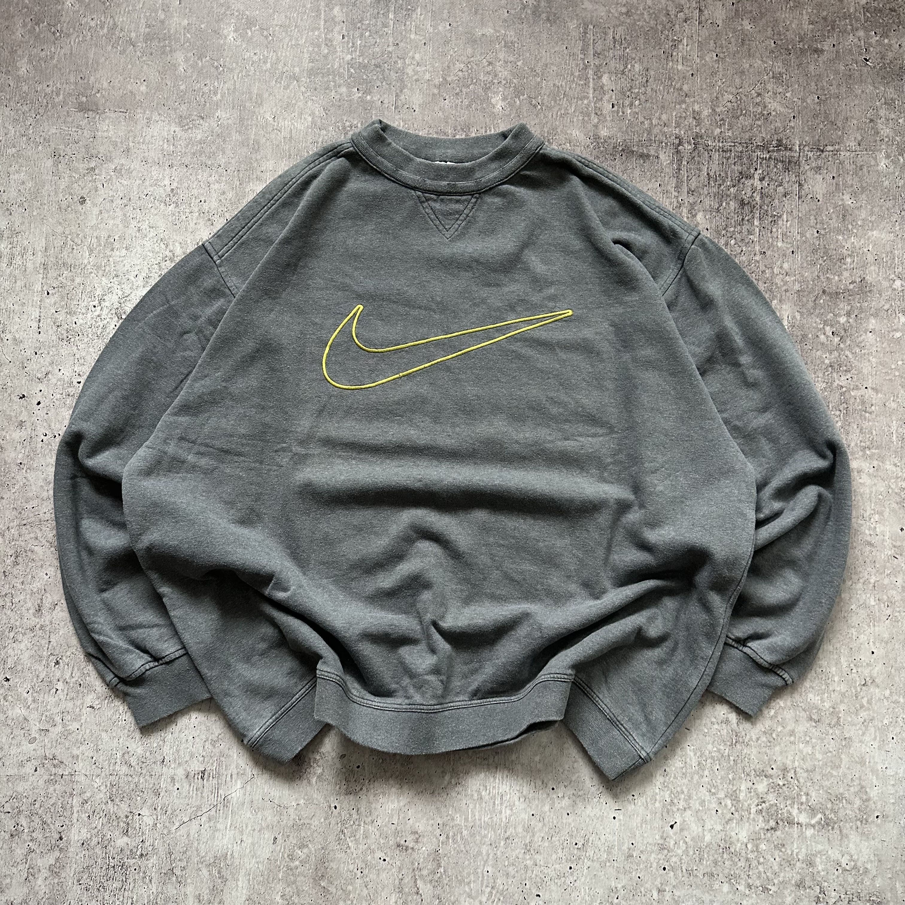 Nike Nike 90s Vintage Big Swoosh Logo Baggy Boxy Sweatshirt Size US XL / EU 56 / 4 - 1 Thumbnail